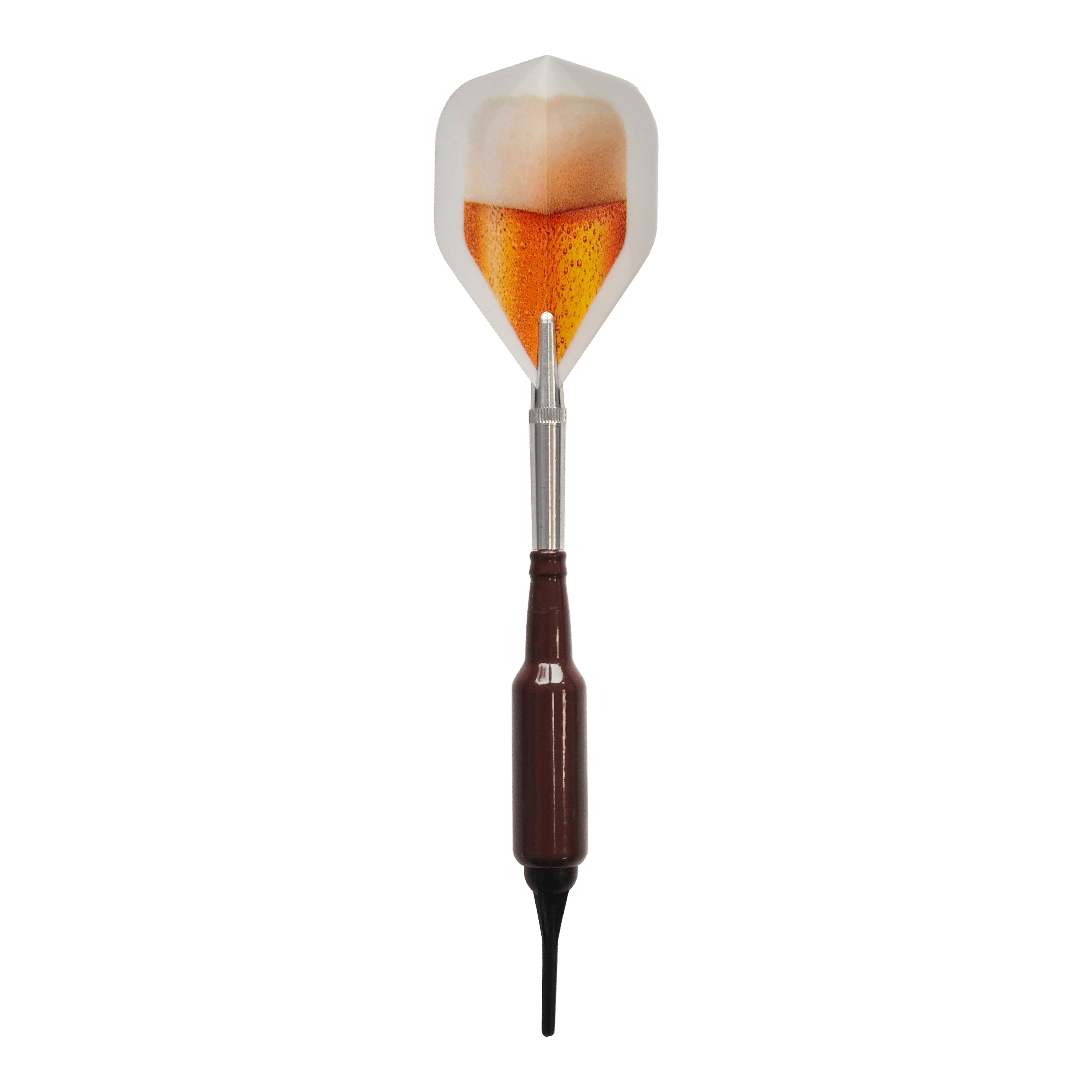 Miękkie lotki McDart Prost Beer Bottle z 100 miękkimi końcówkami - 16,5 g Gezeigt werden die McDart Prost Bierflaschen Softdarts mit 100 Softdartspitzen, 16,5 g. Die Softdarts kombinieren Spaß und Funktion für Dartliebhaber.