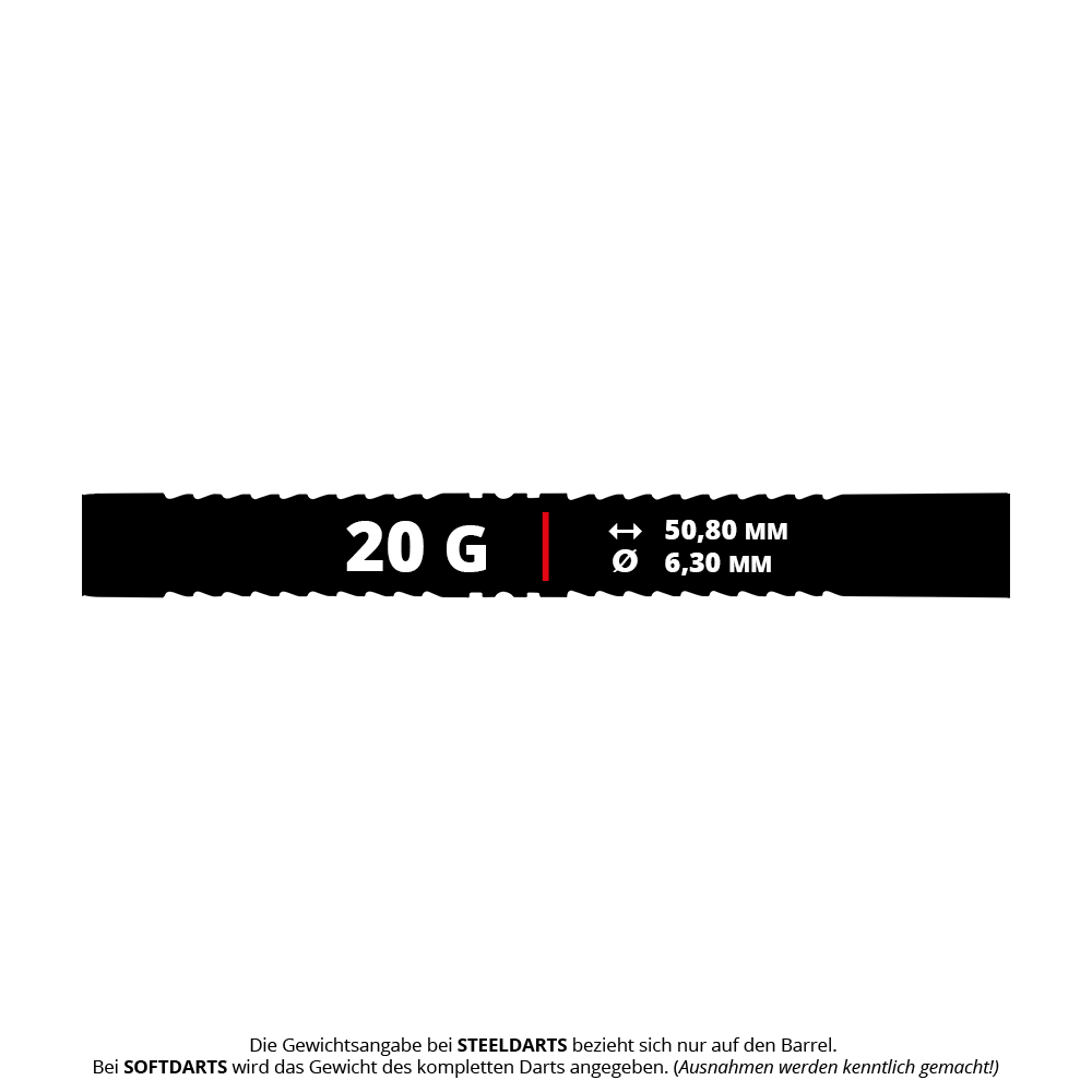 Red Dragon Peter Wright Snakebite Black Mamba Soft Darts - 20g Dies ist der Red Dragon Peter Wright Snakebite Black Mamba Softdart mit 20g Gewicht. Der Softdart eignet sich besonders für E-Dartspiele und hat ein auffälliges Design.