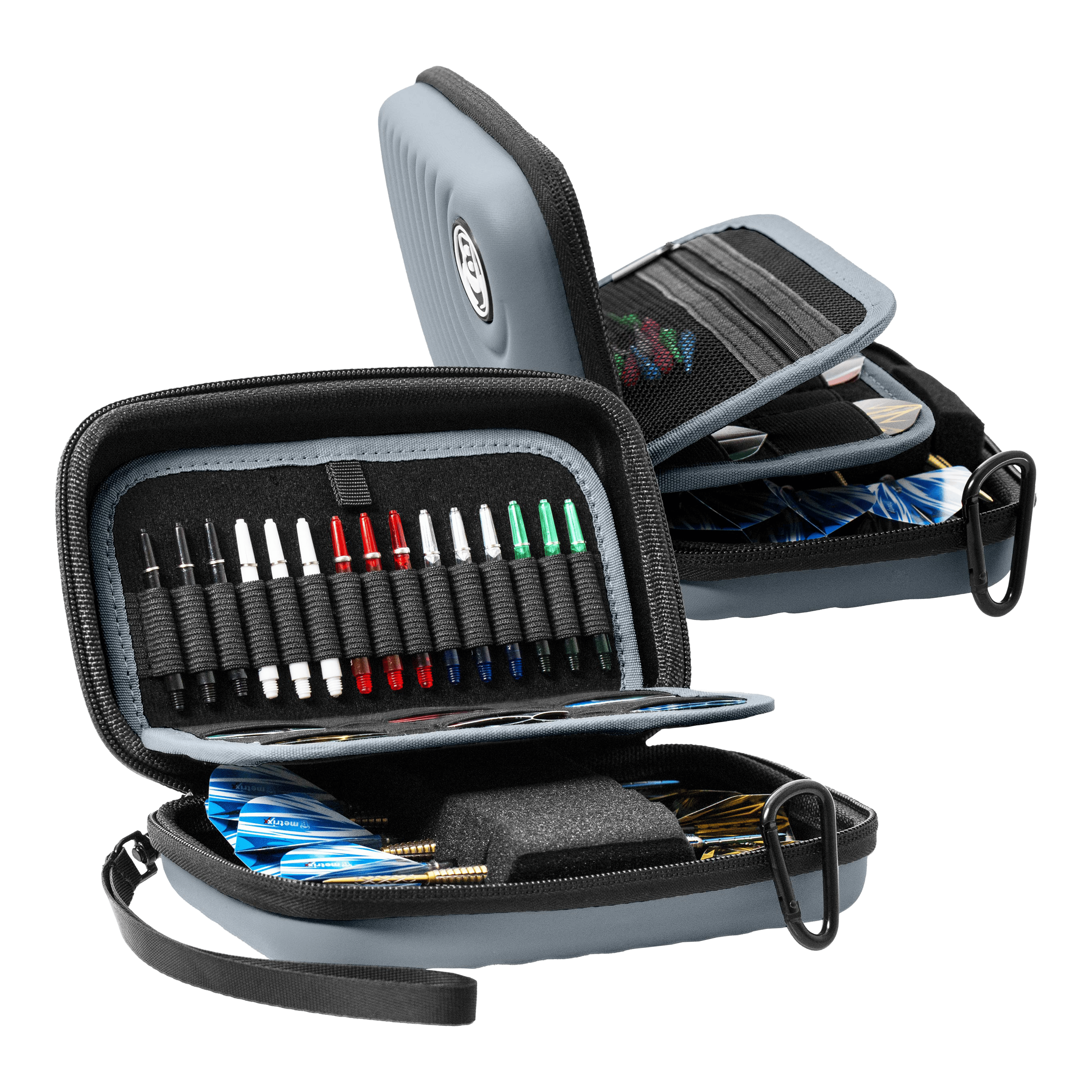 Etui na lotki Bulls Orbis XL – szare Dies ist das Bulls Orbis XL Dartcase in Grau. Es schützt und transportiert Ihre Dartpfeile sicher.