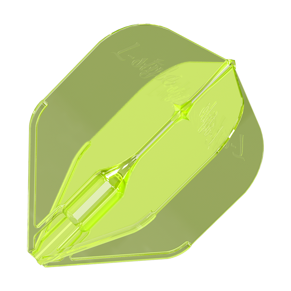 Loty Fantom L-L-Style3EZ w kolorze neonowożółtym Das Bild zeigt das Produkt "L-Style Fantom L3EZ Flights Neongelb". Es handelt sich um ein Dartflight in leuchtendem Neongelb.