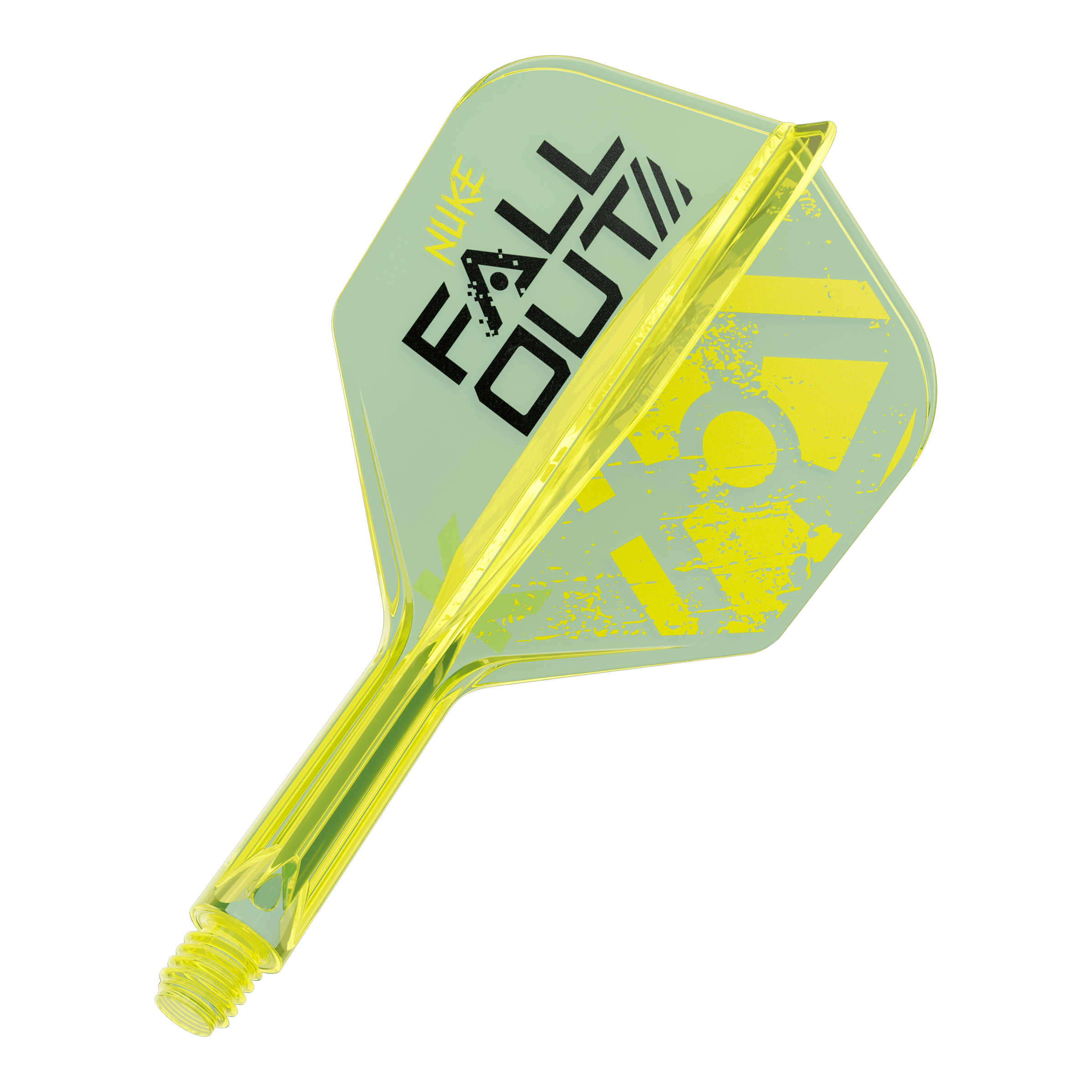 Target K-Flex Luke Littler Fallout No6 Flights Abgebildet ist ein Flight aus der Serie Target Luke Littler Fallout No6 KFlex. Der Flight ist in 19 mm Größe zu sehen.