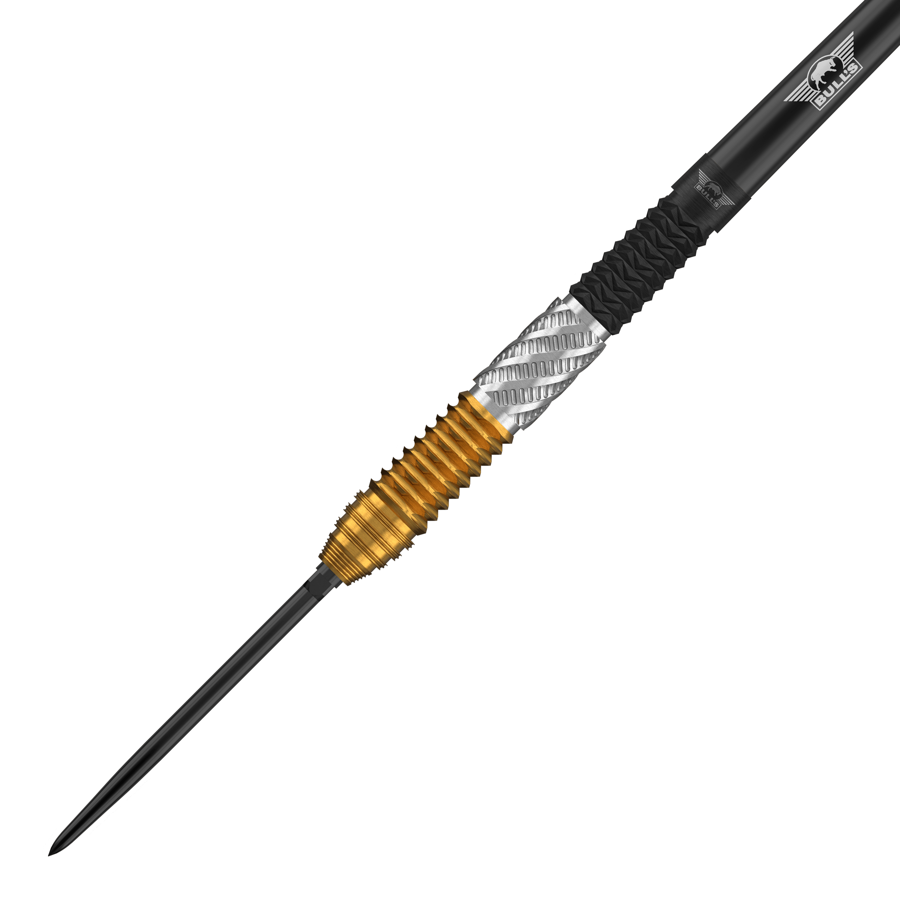 Bulls NL Dirk Van Duijvenbode 95% punktów zamiennych Steeldarts Das Bild zeigt die Bulls NL Dirk Van Duijvenbode 95% Convertible Points Steeldarts. Die Darts sind für präzises Steeldartspiel geeignet.