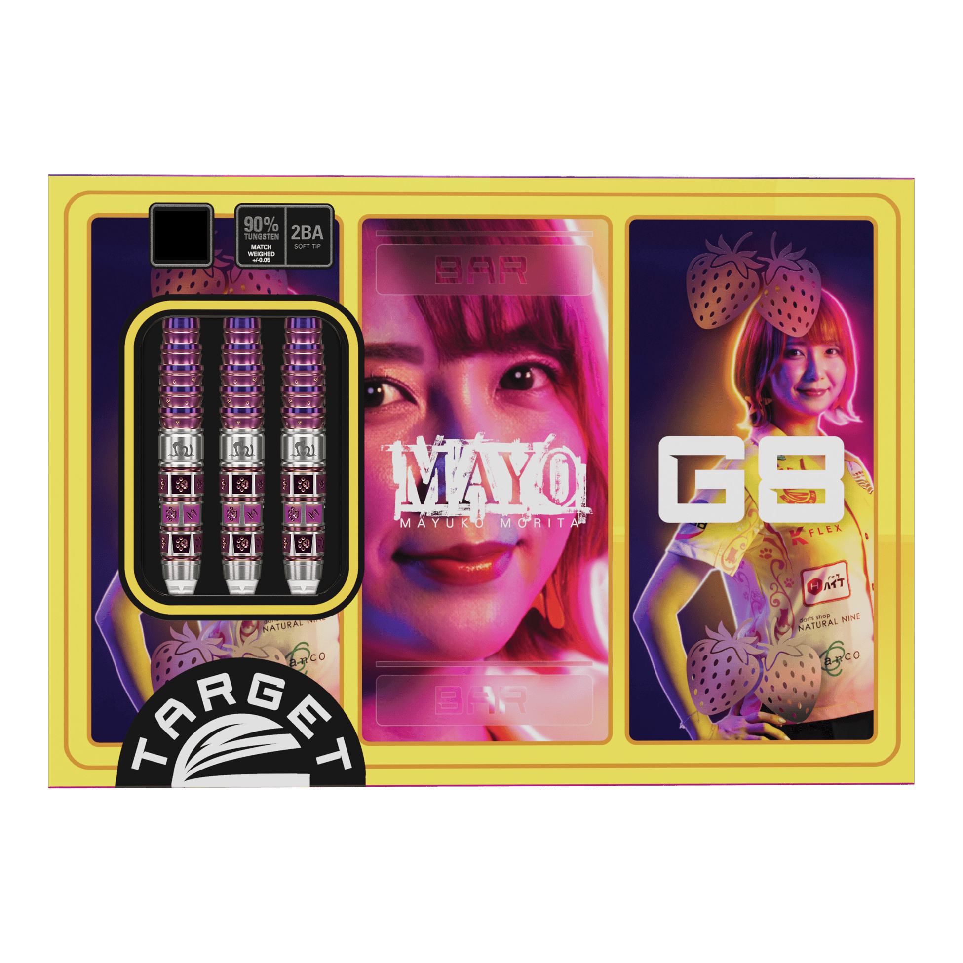 Target Japan Prime Series Mayo GEN8 Soft Darts - 18g Target Japan Prime Series Mayo GEN8 Soft Darts - 18g