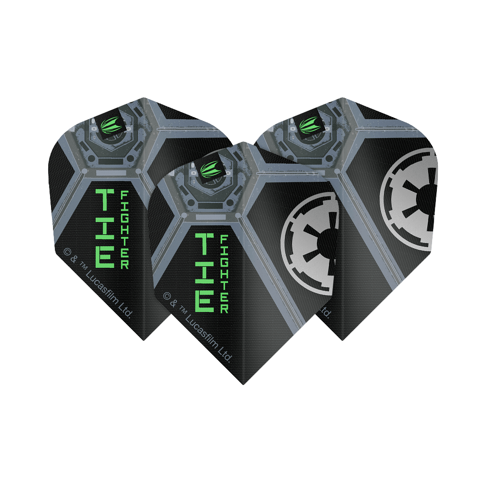 Target Star Wars ProUltra Tie Fighter No6 Flights. Dart-Flights mit Tie Fighter Motiv aus der Star Wars Kollektion.