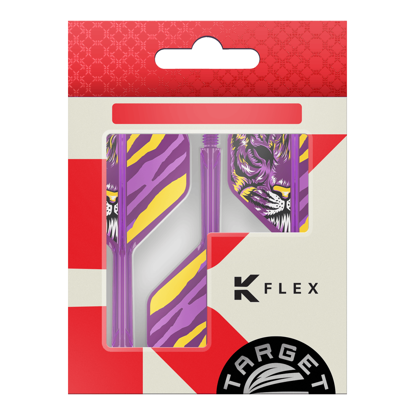 Das Bild zeigt die Target Japan K-Flex Endeavour No2 Standard Flights. Die Flights sind Zubehör für Dartpfeile.