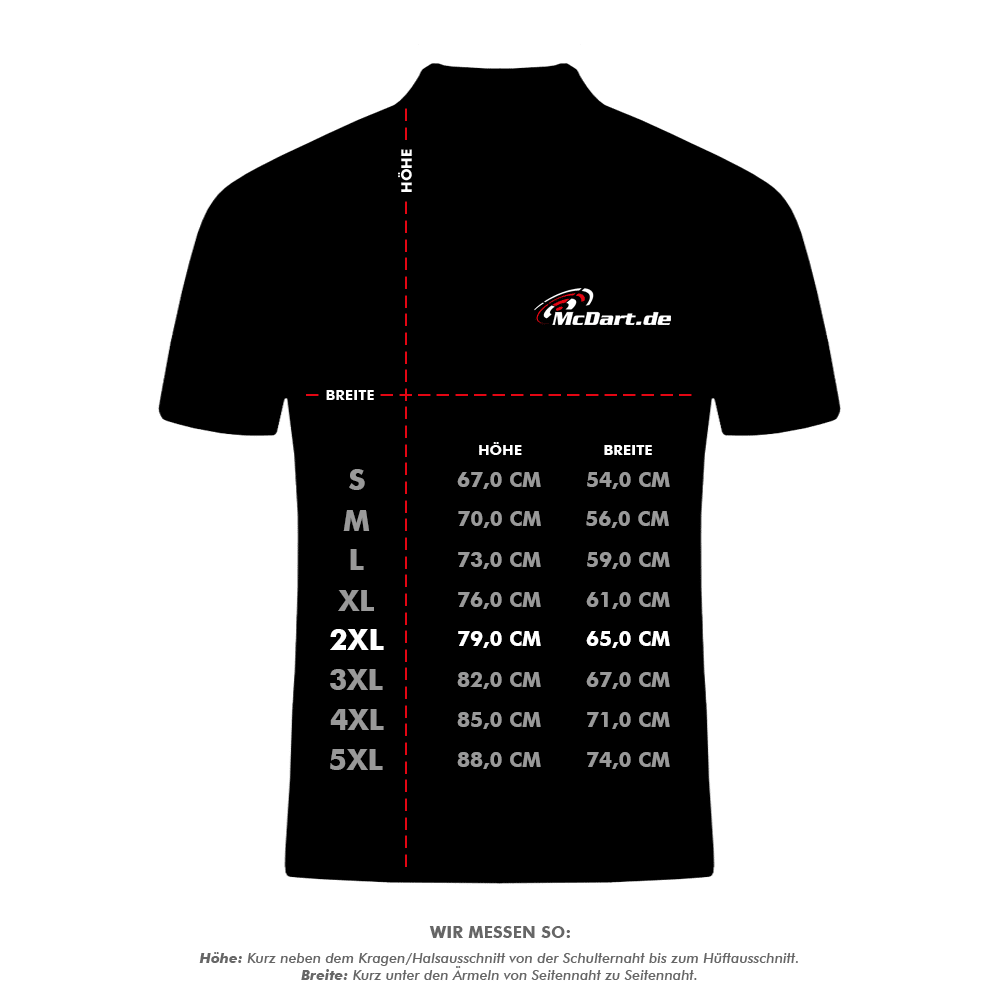 Koszula Harrows Paragon Dart - czerwona