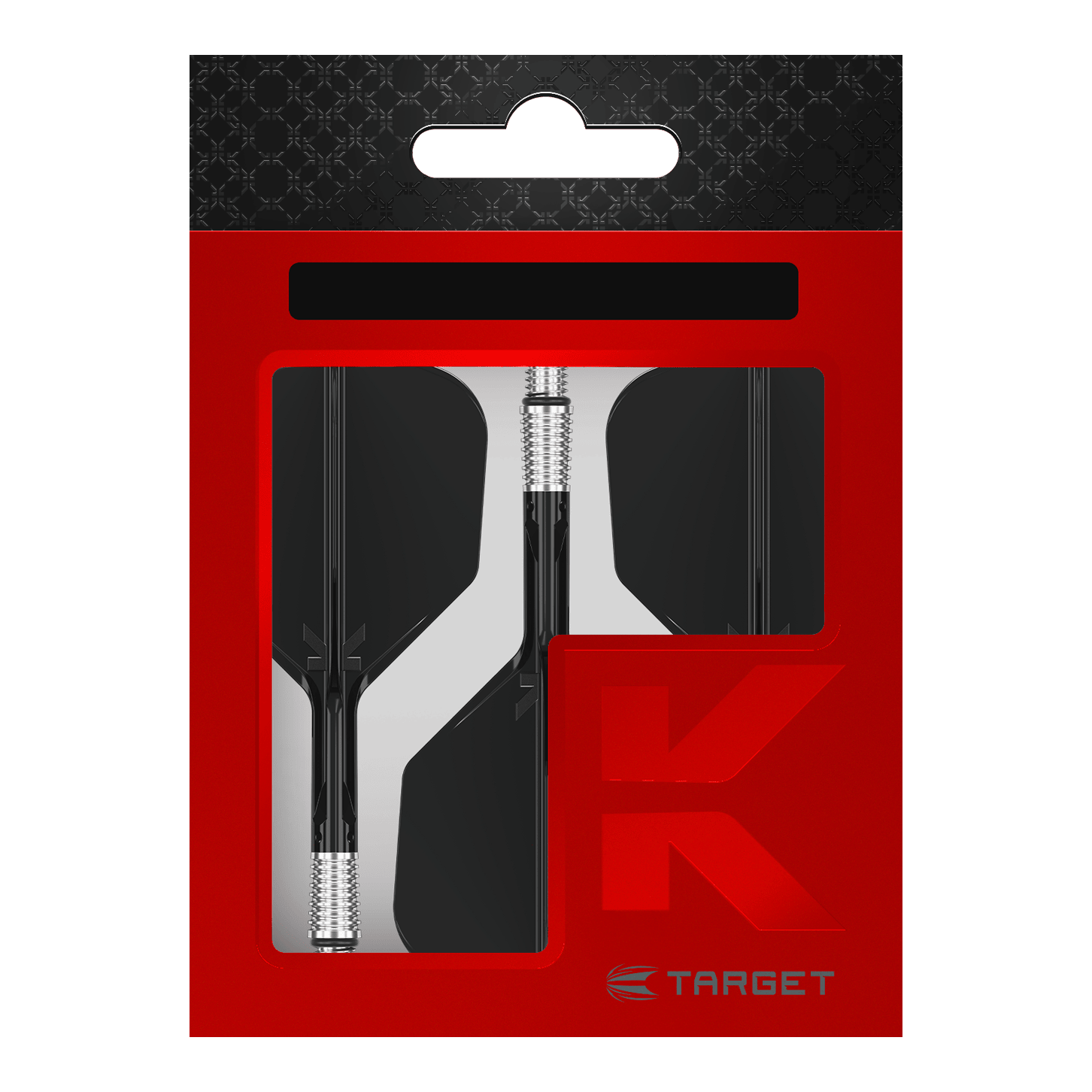 Loty Target K-Shift No6 - czarne Target K-Shift No6 Flights - Schwarz. Diese schwarzen Dart-Flights von Target sind in No6-Form gestaltet.