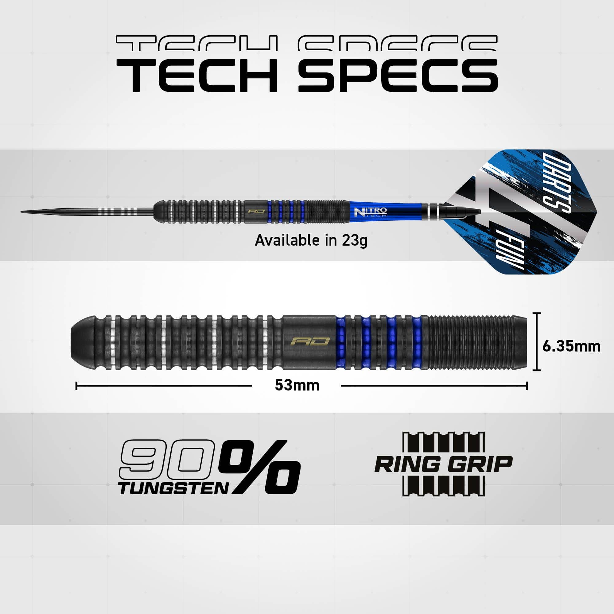 Red Dragon David Williams V1 Steeldarts - 23g Das Bild zeigt Red Dragon David Williams V1 Steeldarts - 23g. Dieses Produkt ist ideal für Dartsport-Enthusiasten.