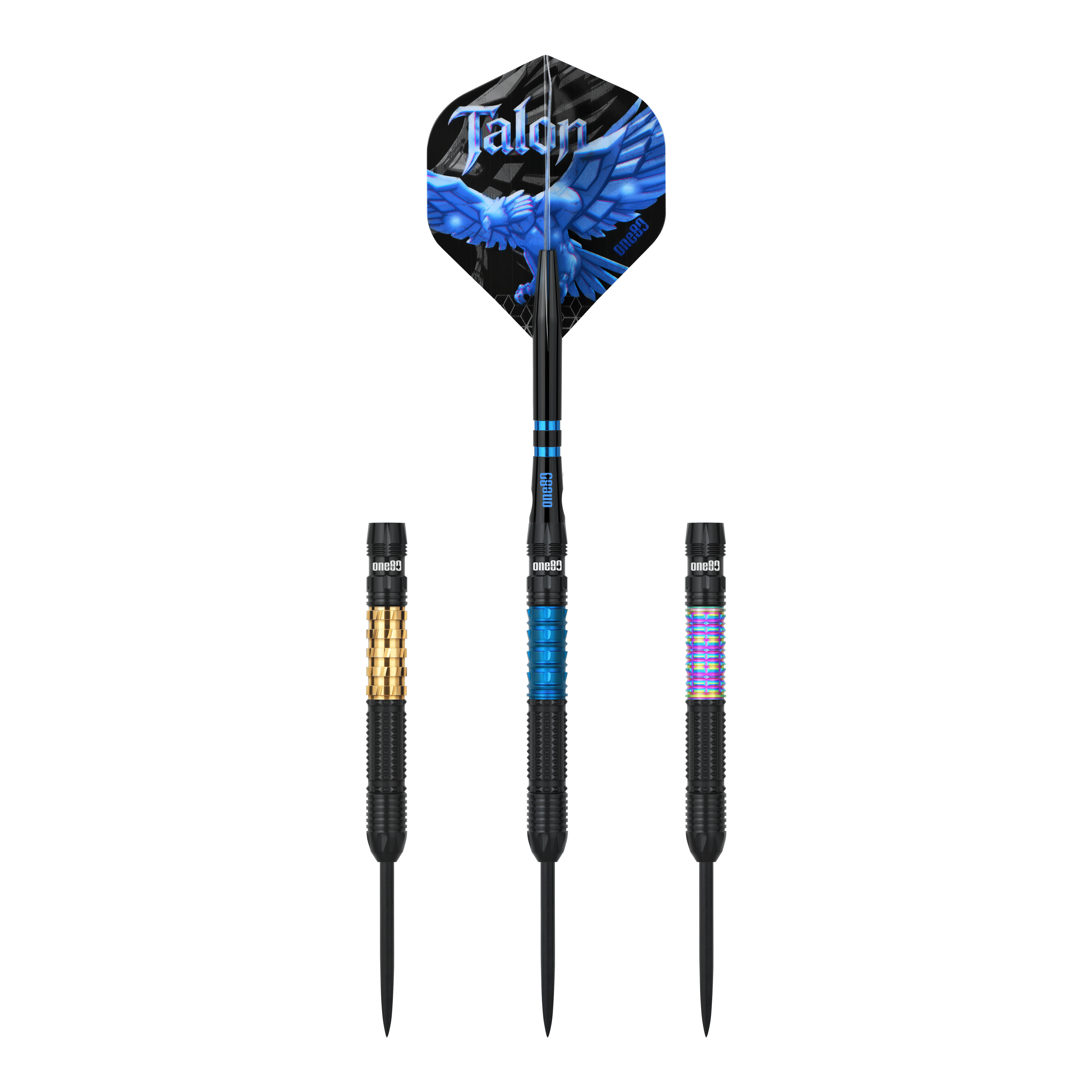 Lotki stalowe One80 Talon T1 Dieses Bild zeigt die One80 Talon Steeldarts. Die Darts sind für anspruchsvolle Spieler geeignet.