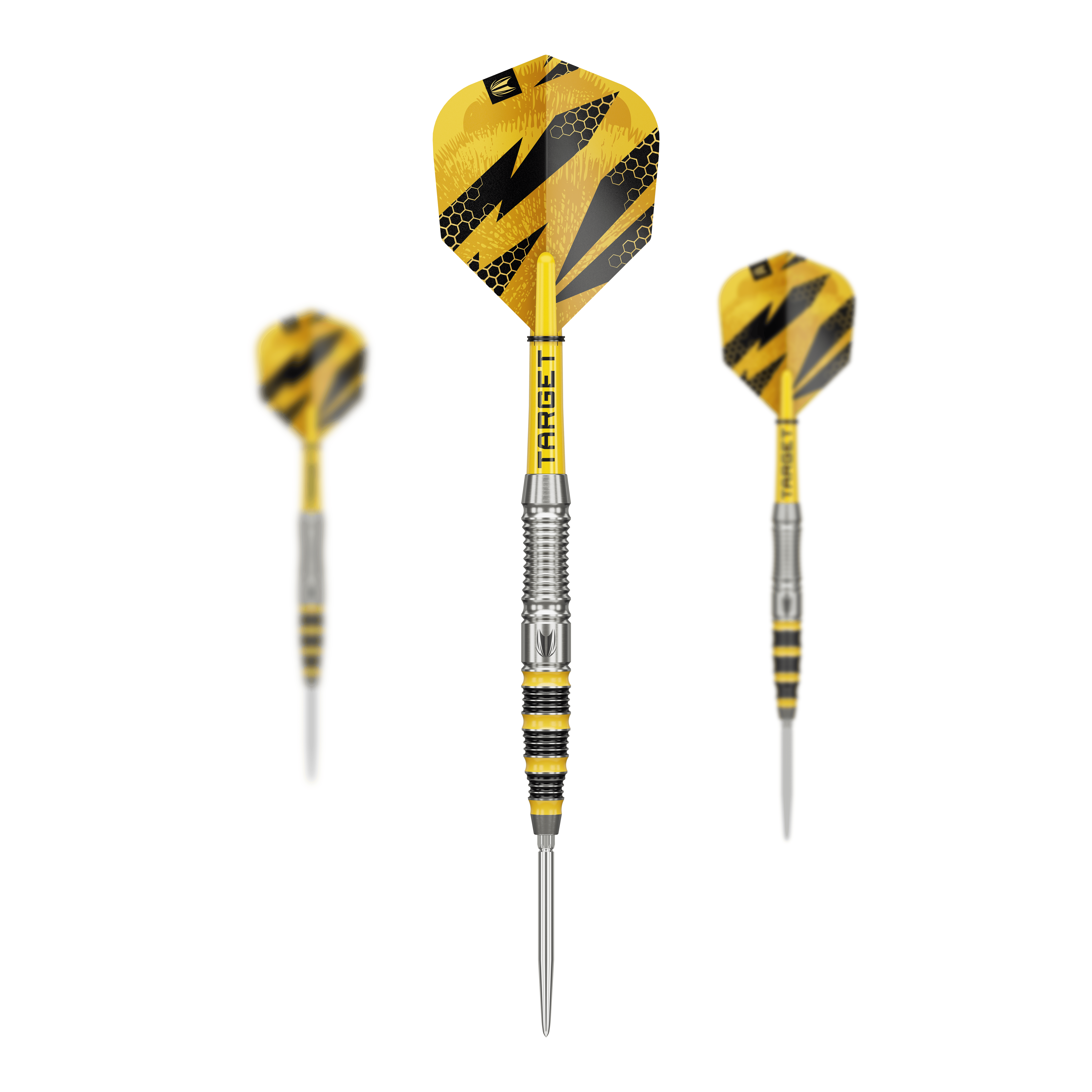 Stalowe lotki Target Buzz 03 Swiss Points Abgebildet ist das Target Buzz 03 Swiss Points Steeldarts Set. Die Darts sind für das Steeldart-Spiel geeignet.
