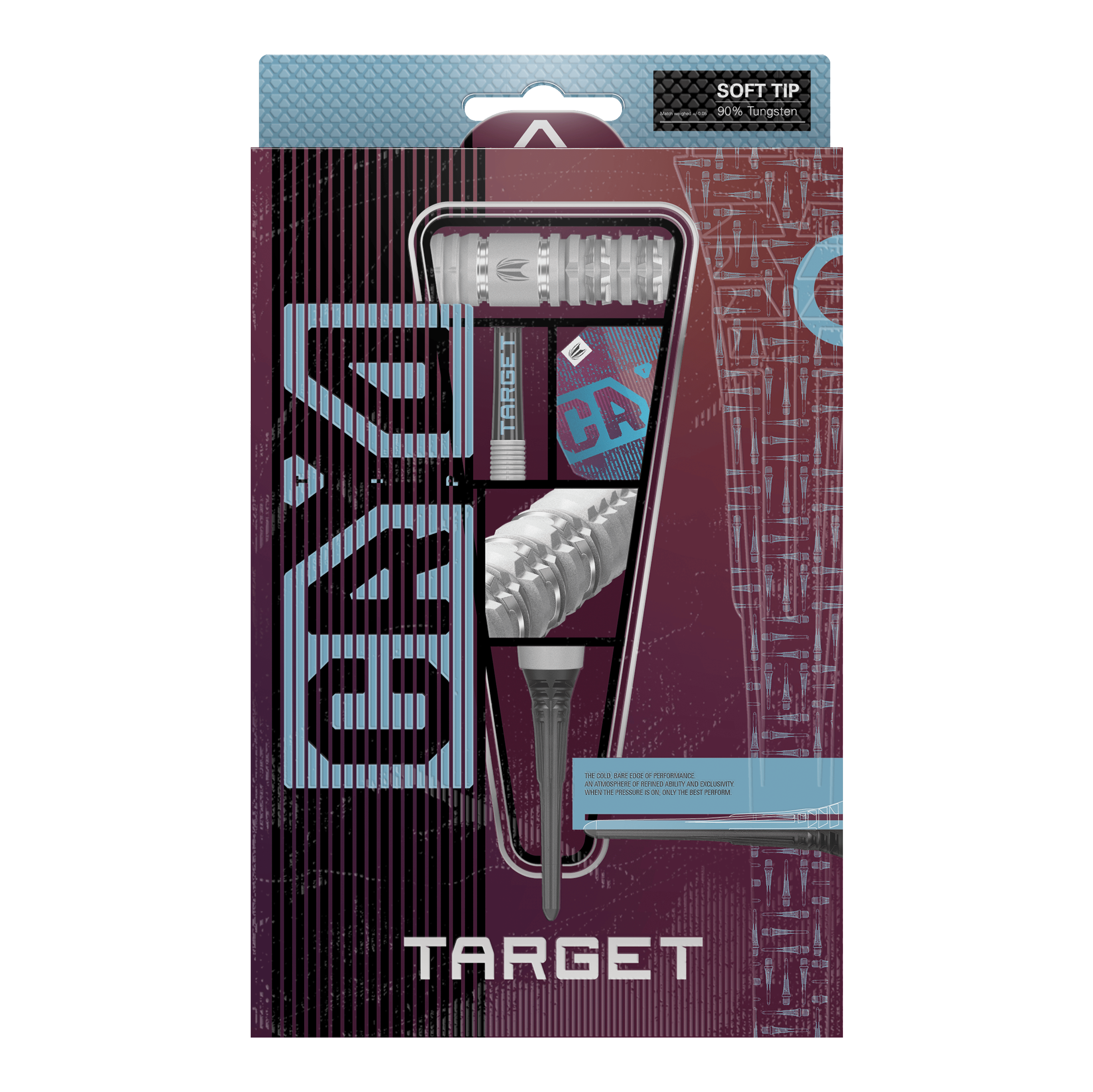 Target Cryo 12 miękkich rzutek Hier ist das Produkt Target Cryo 12 Softdarts abgebildet. Die Softdarts werden aus einer weiteren Ansicht gezeigt.