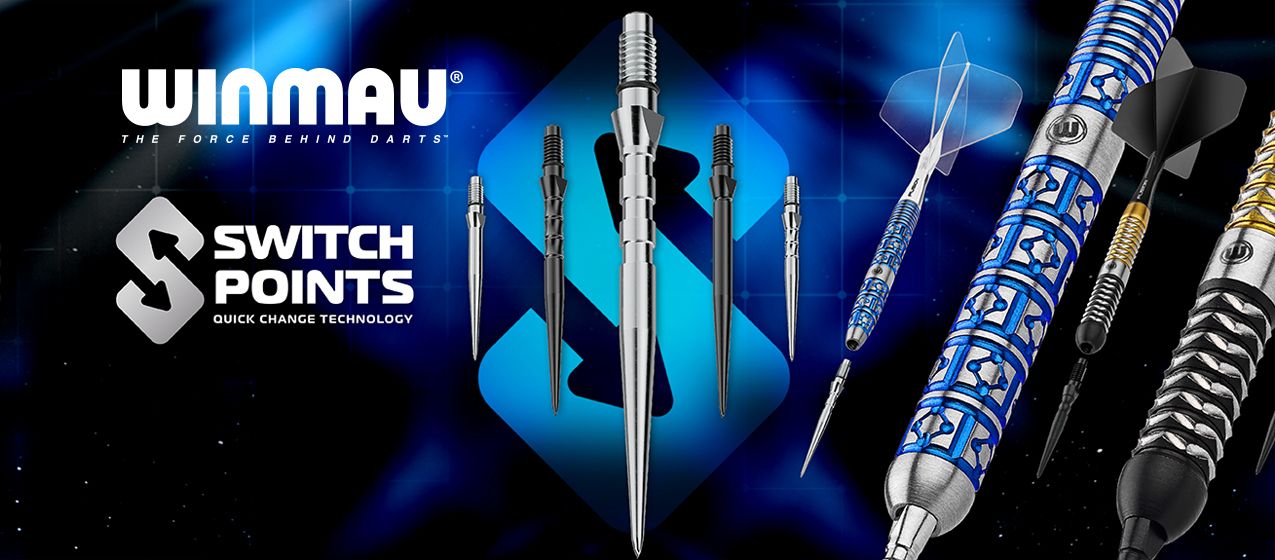 Das Bild heißt 2025-12_LP_Winmau_SwitchPoints. Wahrscheinlich handelt es sich um Zubehör oder Ersatzteile für Darts.