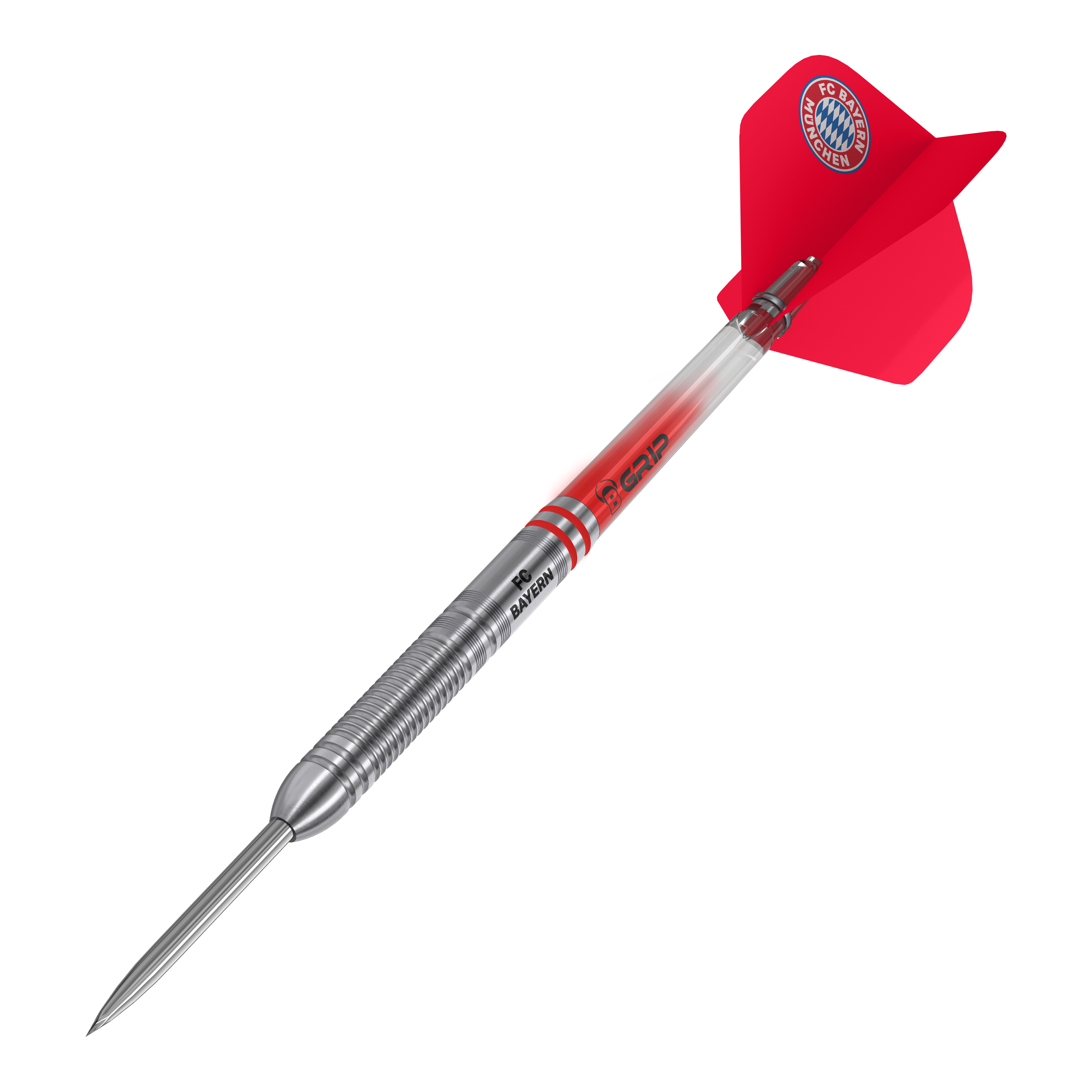 Rzutki ze stali wolframowej Bulls FC Bayern Monachium Abgebildet sind die Bulls FC Bayern München Tungsten Steeldarts. Die Darts sind besonders für Fans des FC Bayern gestaltet.