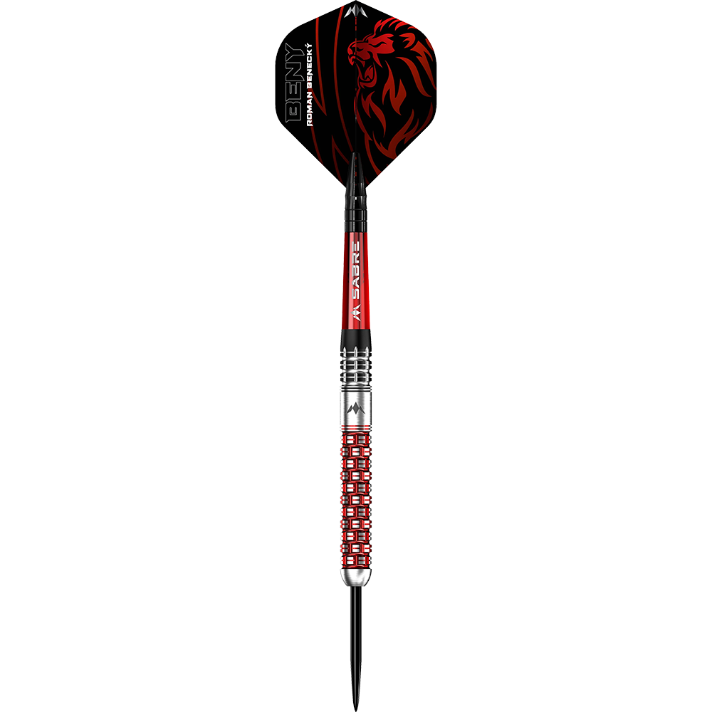 Rzutki Mission Roman Benecky Black Red Steeldarts - 24g