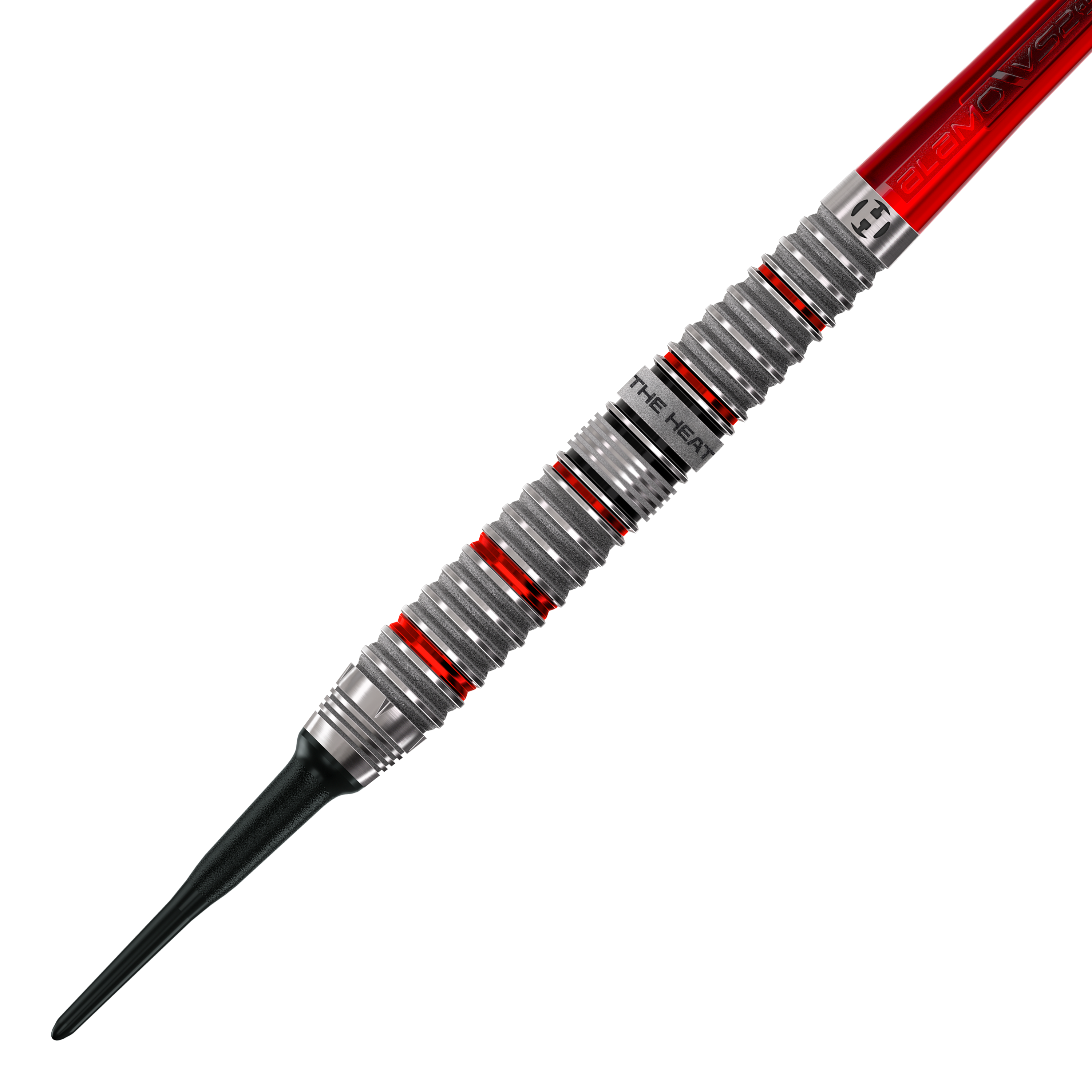 Gezeigt wird das Produkt Harrows Damon Heta Series 4 Softdarts. Die Darts eignen sich ideal für Softdartspieler.