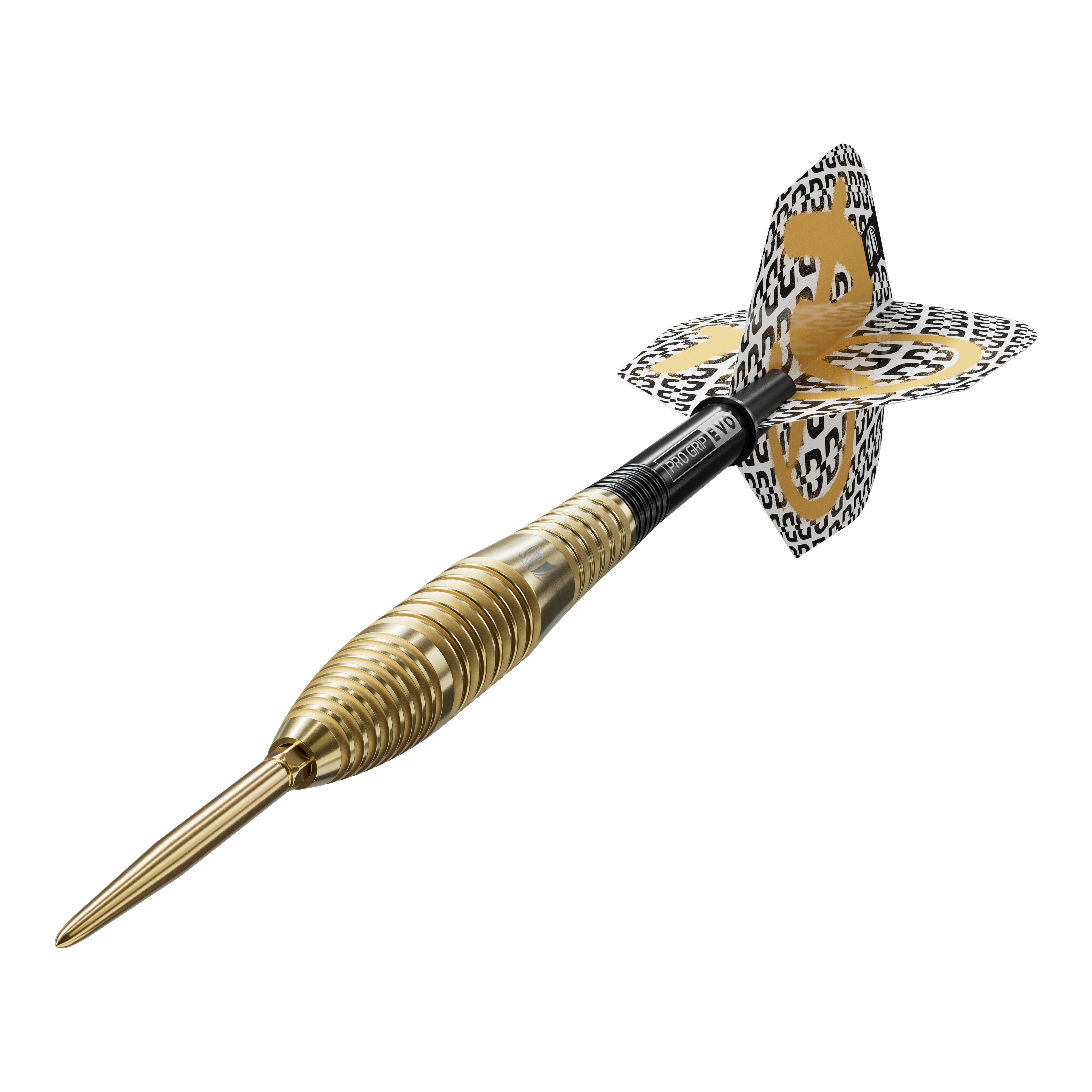 Stalowe lotki Target Bolide Envy 05 Swiss Point Das Foto präsentiert die Target Bolide Envy 05 Swiss Point Steeldarts. Die Dartpfeile sind aus der Nähe fotografiert und wirken hochwertig verarbeitet.