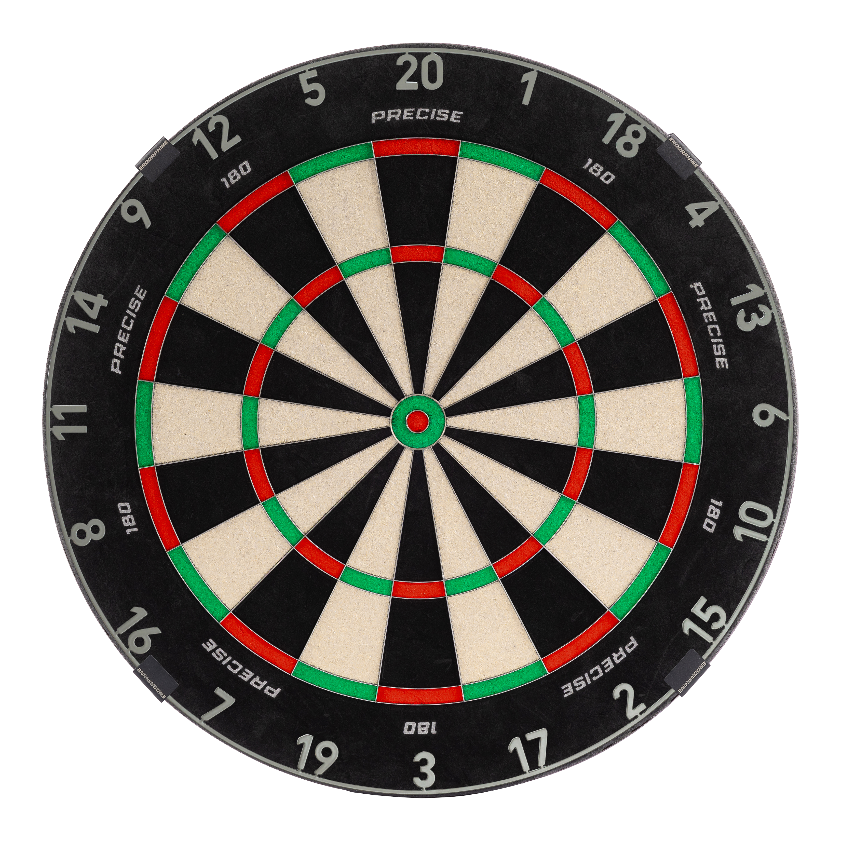 Precyzyjna stalowa tarcza do darta Endorphine 180 z pierścieniem numerowanym – Nordic Grey Hier ist das Precise 180 Endorphine Steeldartboard mit Nummernring in Nordic Grey zu sehen. Das Dartboard eignet sich ideal für professionellen und privaten Gebrauch.