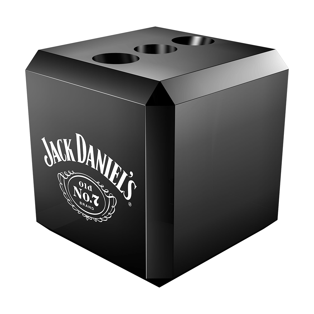 Mission Jack Daniels Würfel Darts Display