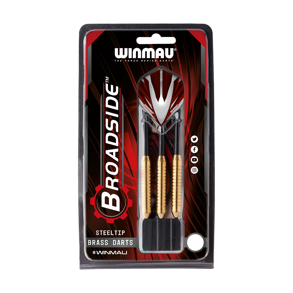 Winmau Broadside Mosiężne Steeldarty - 22g