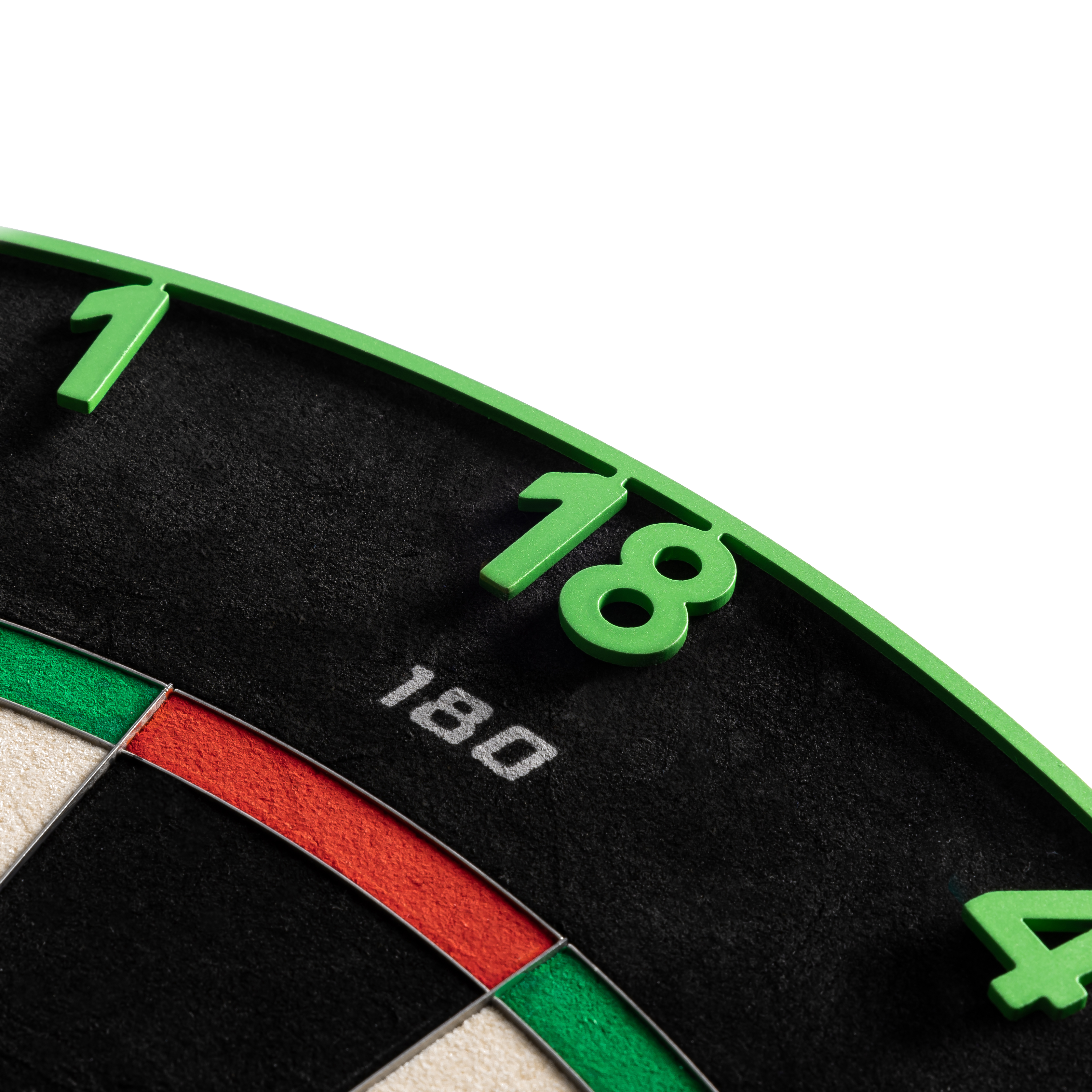 Precyzyjna stalowa tarcza do darta Endorphine 180 z pierścieniem numerowanym – szmaragdowo zielona Das Precise 180 Endorphine Steeldartboard mit Nummernring wird hier präsentiert. Die Scheibe besitzt eine markante Optik.