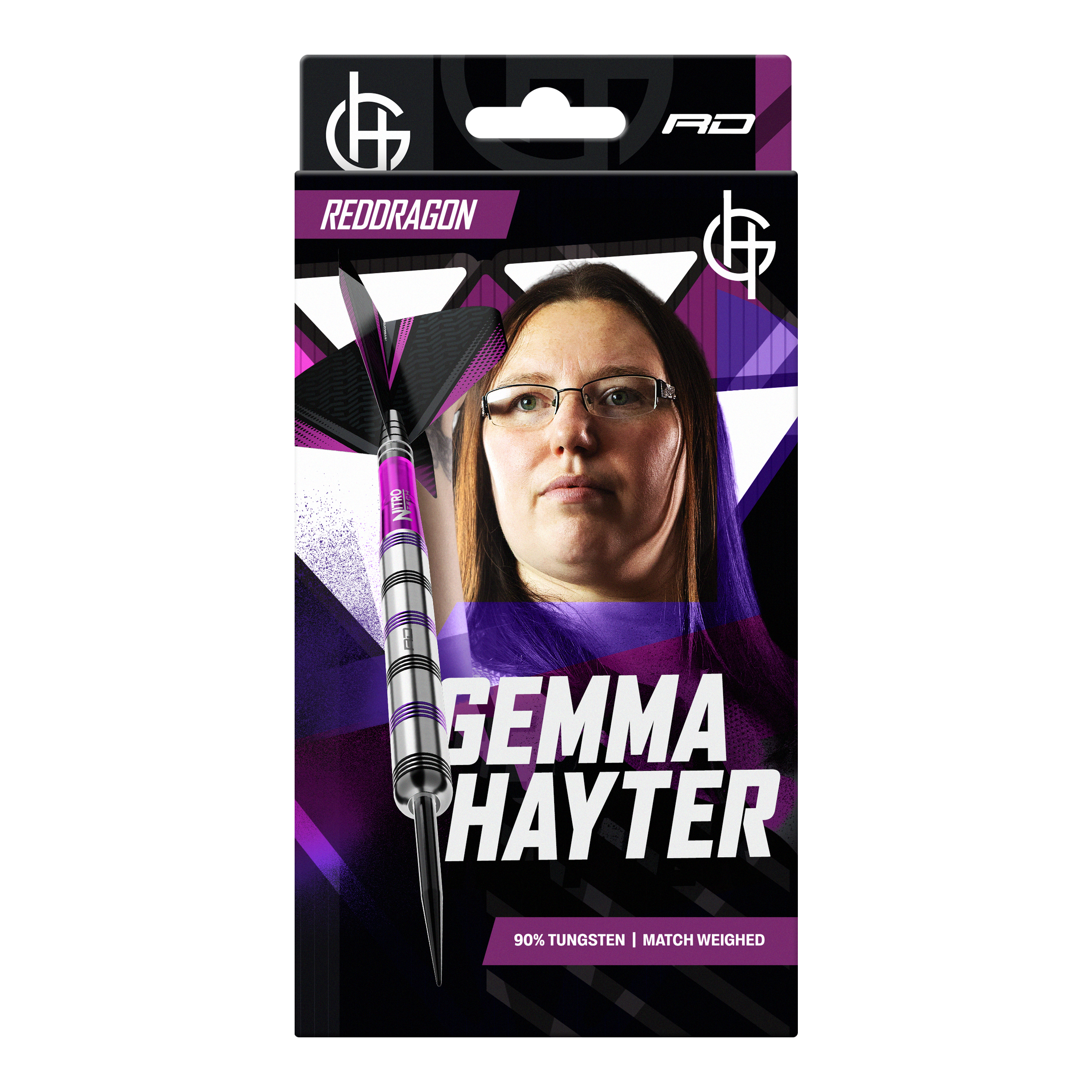 Rzutki stalowe Red Dragon Gemma Hayter - 22g Abgebildet sind die Red Dragon Gemma Hayter Steeldarts - 22g. Die Darts sind für das Steeldartspiel konzipiert.