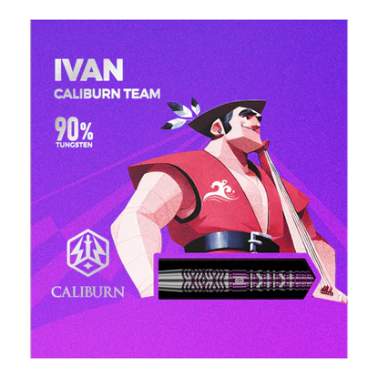 Caliburn Awakening Ivan Softdarts - 20g Das Bild stellt die Caliburn Awakening Ivan Softdarts - 20g dar. Diese Darts sind optimal für Softdart-Enthusiasten.