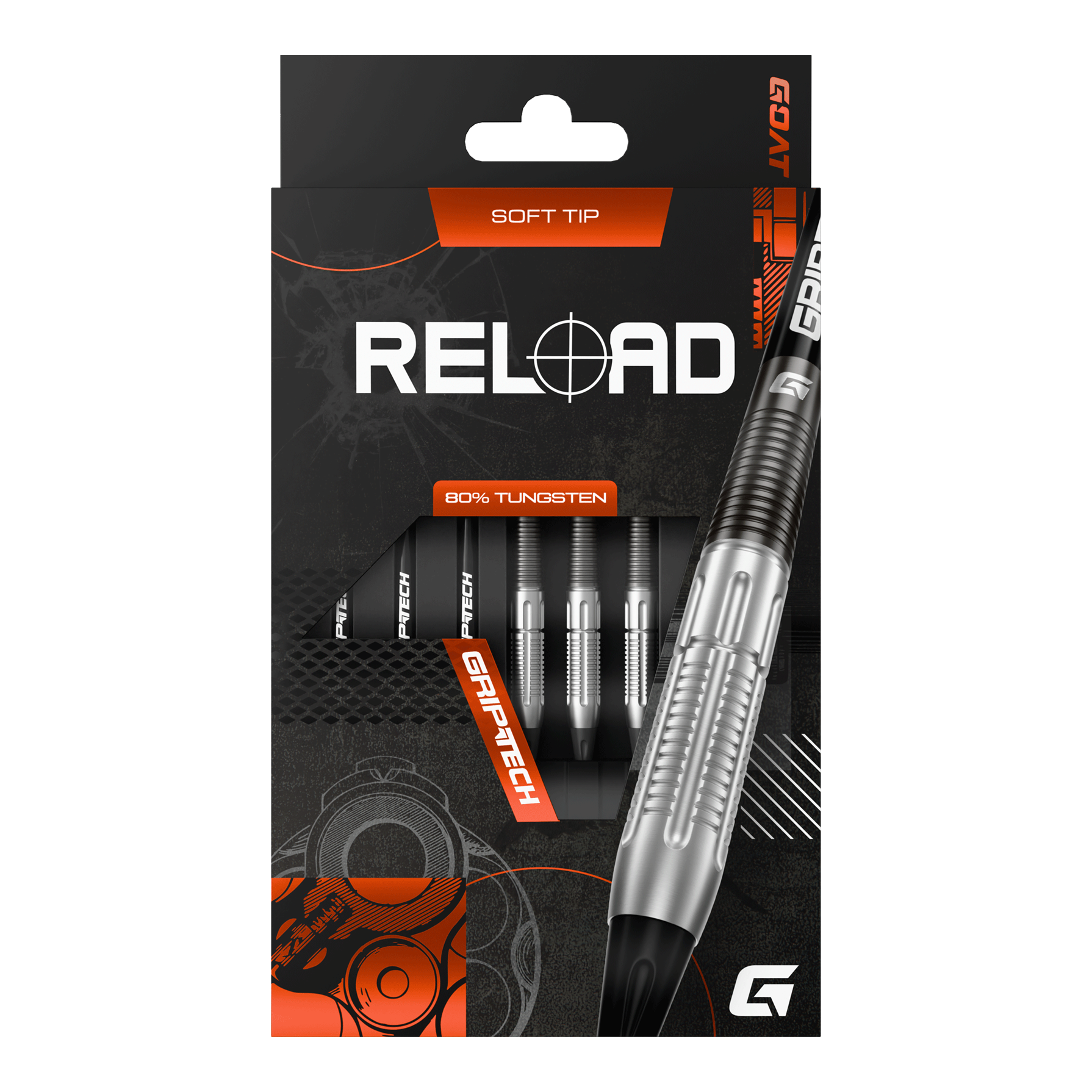 GOAT Reload Softdarts - 20g Abgebildet sind die GOAT Reload Softdarts mit einem Gewicht von 20g. Diese Softdarts verbinden Präzision und modernes Design.