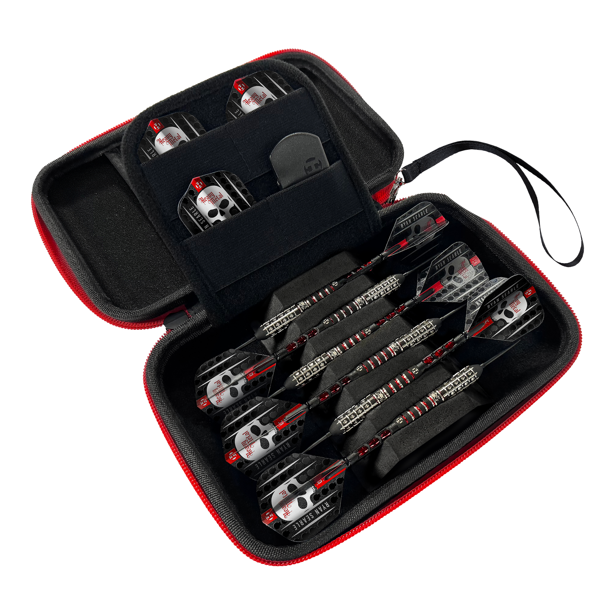Etui na lotki Ryan Searle Player Pro6 firmy Harrow Harrows Ryan Searle Player Pro6 Dartcase ist ein stabiles Etui für Darts. Es wurde speziell für den sicheren Transport entwickelt.