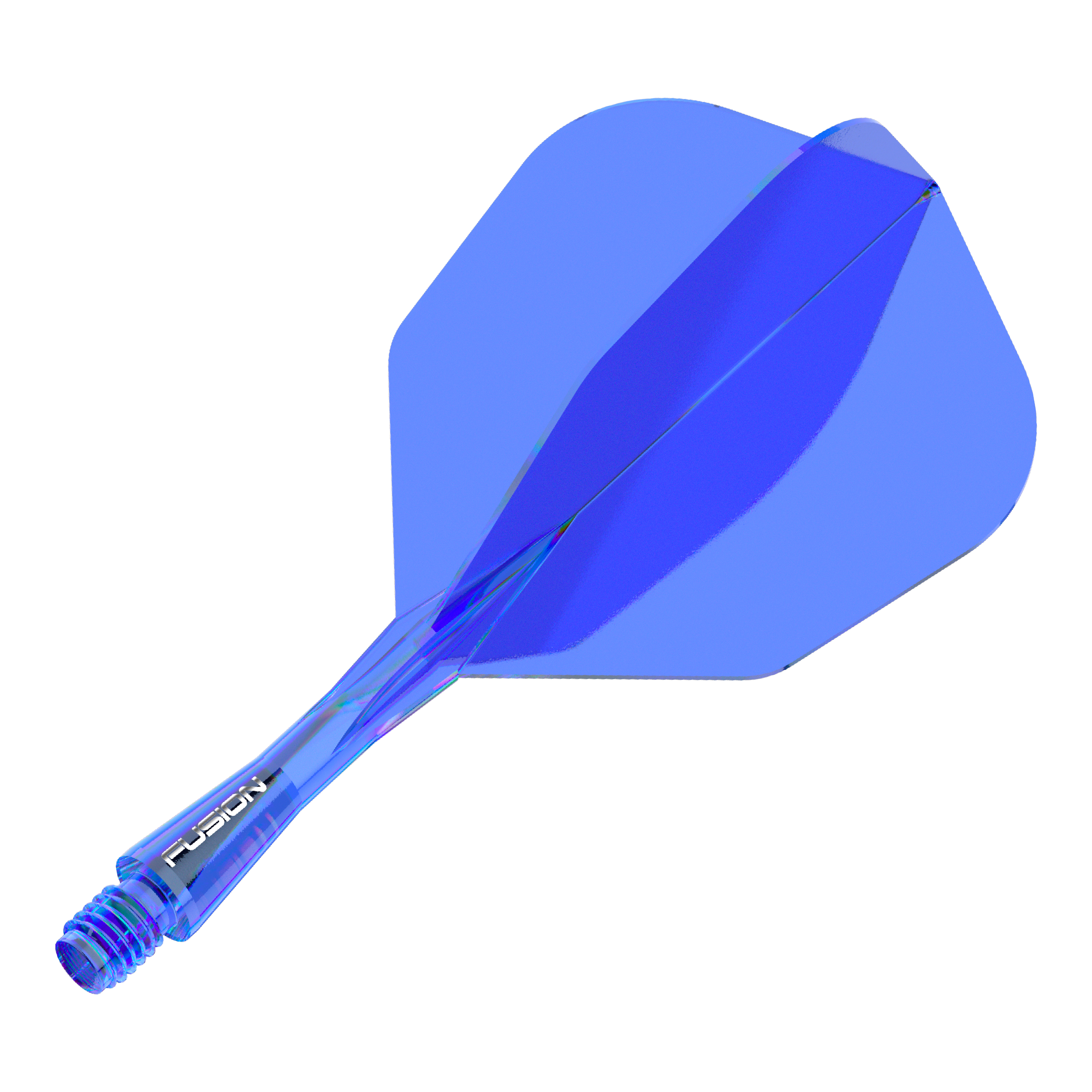 Winmau Fusion Flight Shaft System nr 6 niebieski Zu sehen ist ein Produkt mit dem Dateinamen 8836_Winmau_Fusion_Flight_Shaft_System_No6_Blau_22mm_1. Vermutlich handelt es sich um einen blauen Dartschaft mit Flight.
