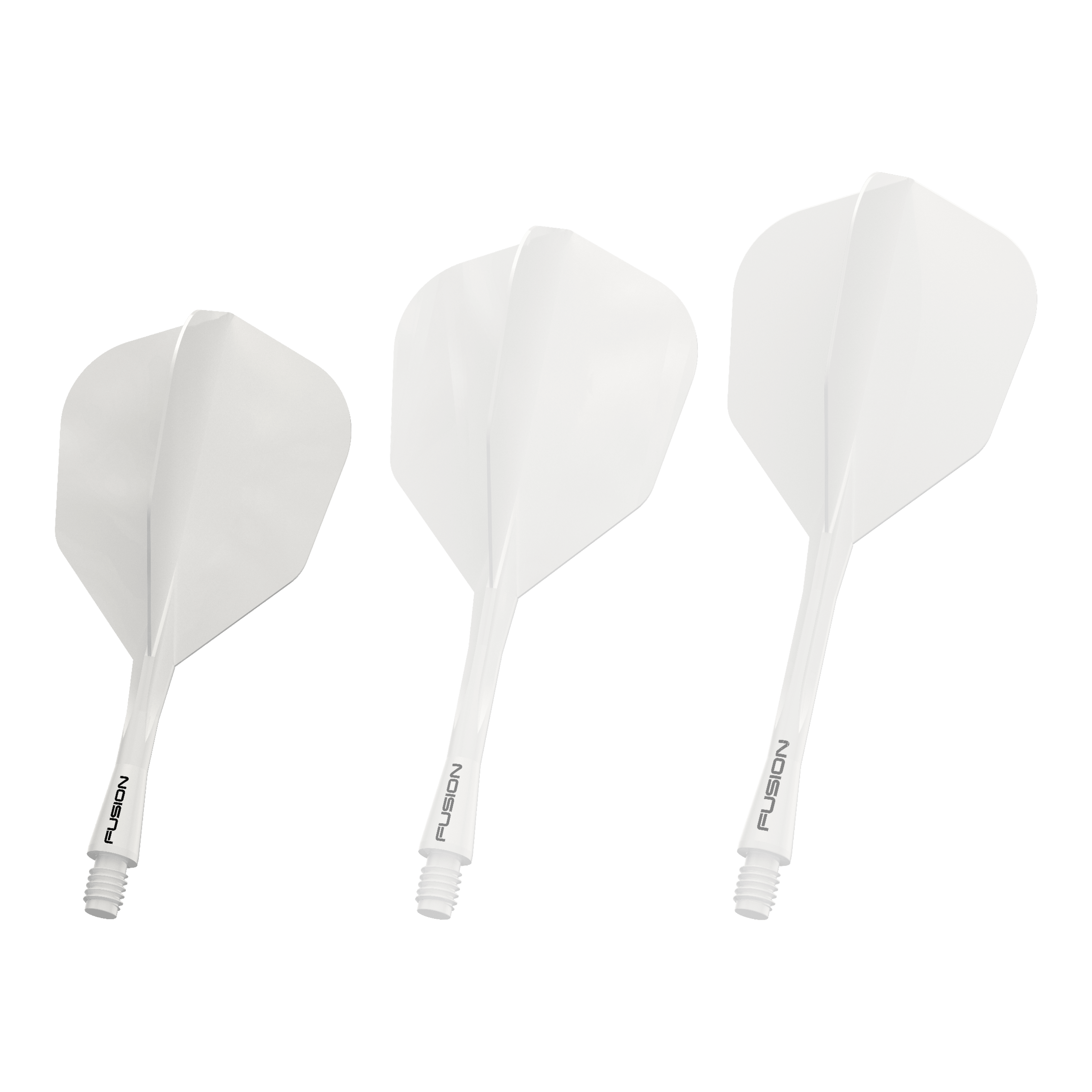 Winmau Fusion Flight Shaft System nr 6 Solid White Auf diesem Bild sieht man das Winmau Fusion Flight Shaft System No6 in Weiß, 22mm. Es handelt sich um eine Komponente für Dartpfeile.
