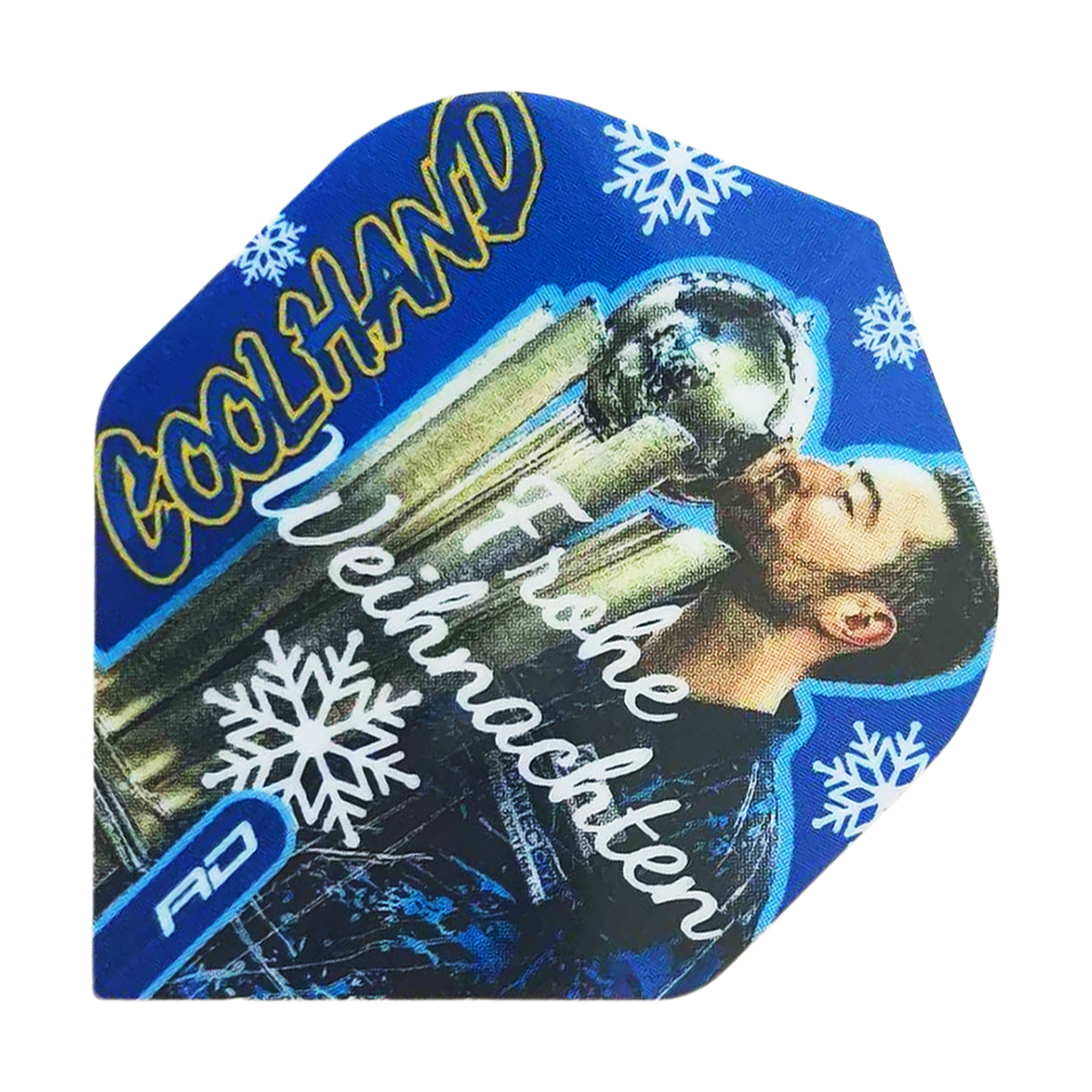 Red Dragon Luke Humphries Wesołych Świąt Standardowe loty Zu sehen ist das Produkt WF-16_Red_Dragon_Luke_Humphries_Frohe_Weihnachten_Standard_Flights_1. Diese Dart-Flights zeigen ein festliches, weihnachtliches Muster.