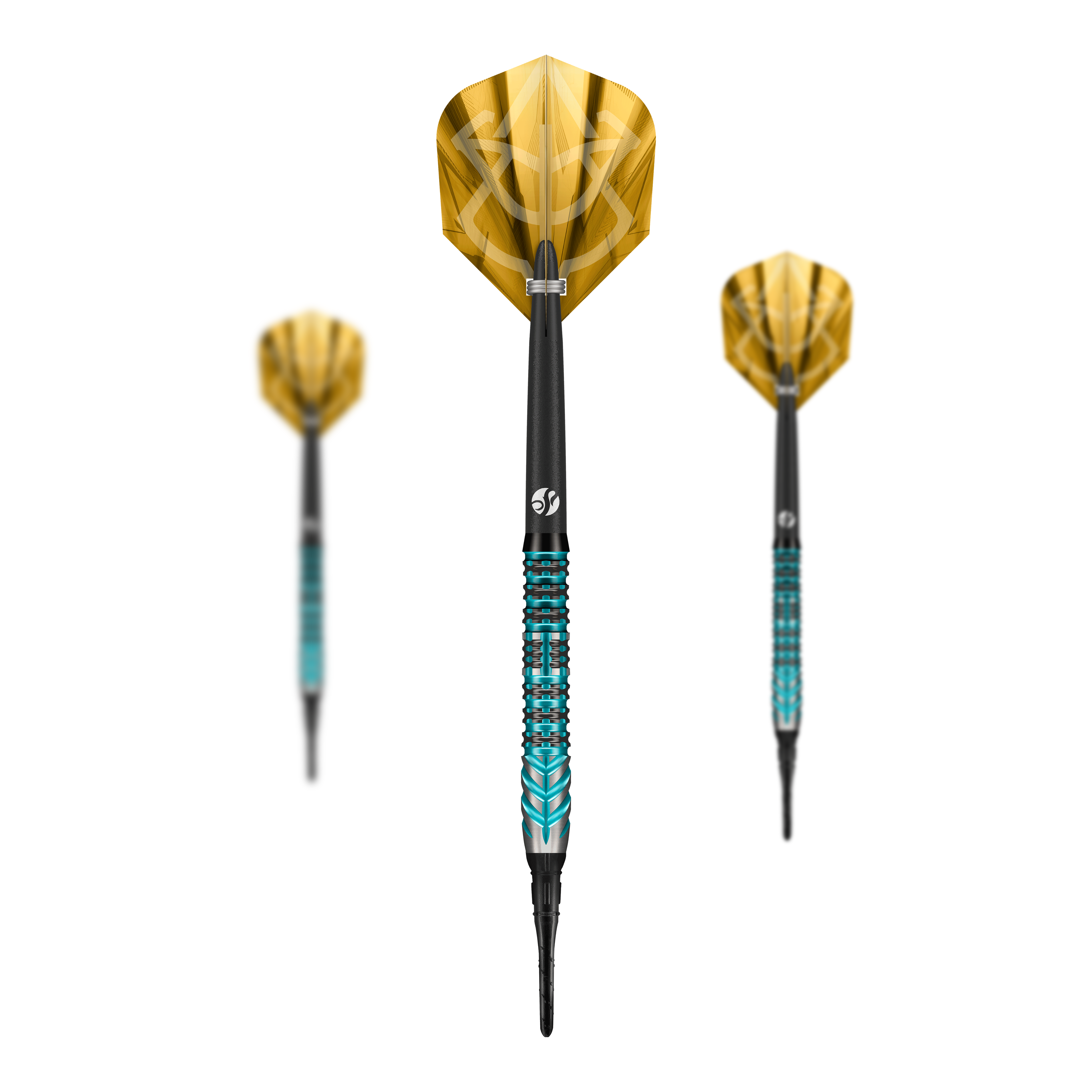 Lotki Shot Alchemy Volta Soft Darts - 20g Das Bild zeigt die Shot Alchemy Volta Softdarts mit einem Gewicht von 20g. Die Darts sind für das Softdartspiel geeignet.