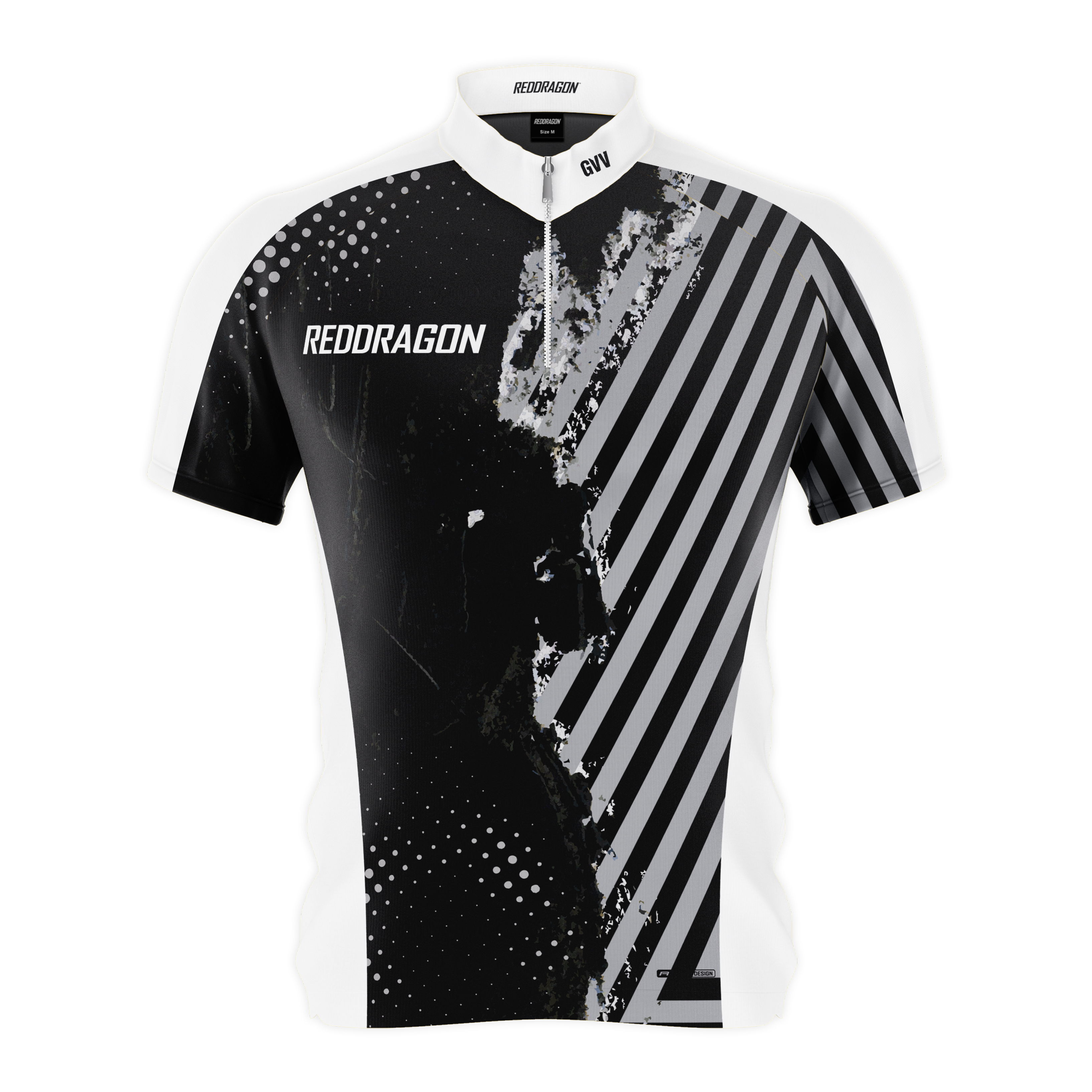 Red Dragon Gian Van Veen Limited Edition Dartshirt ist abgebildet. Das Shirt ist eine limitierte Auflage für Dartspieler.