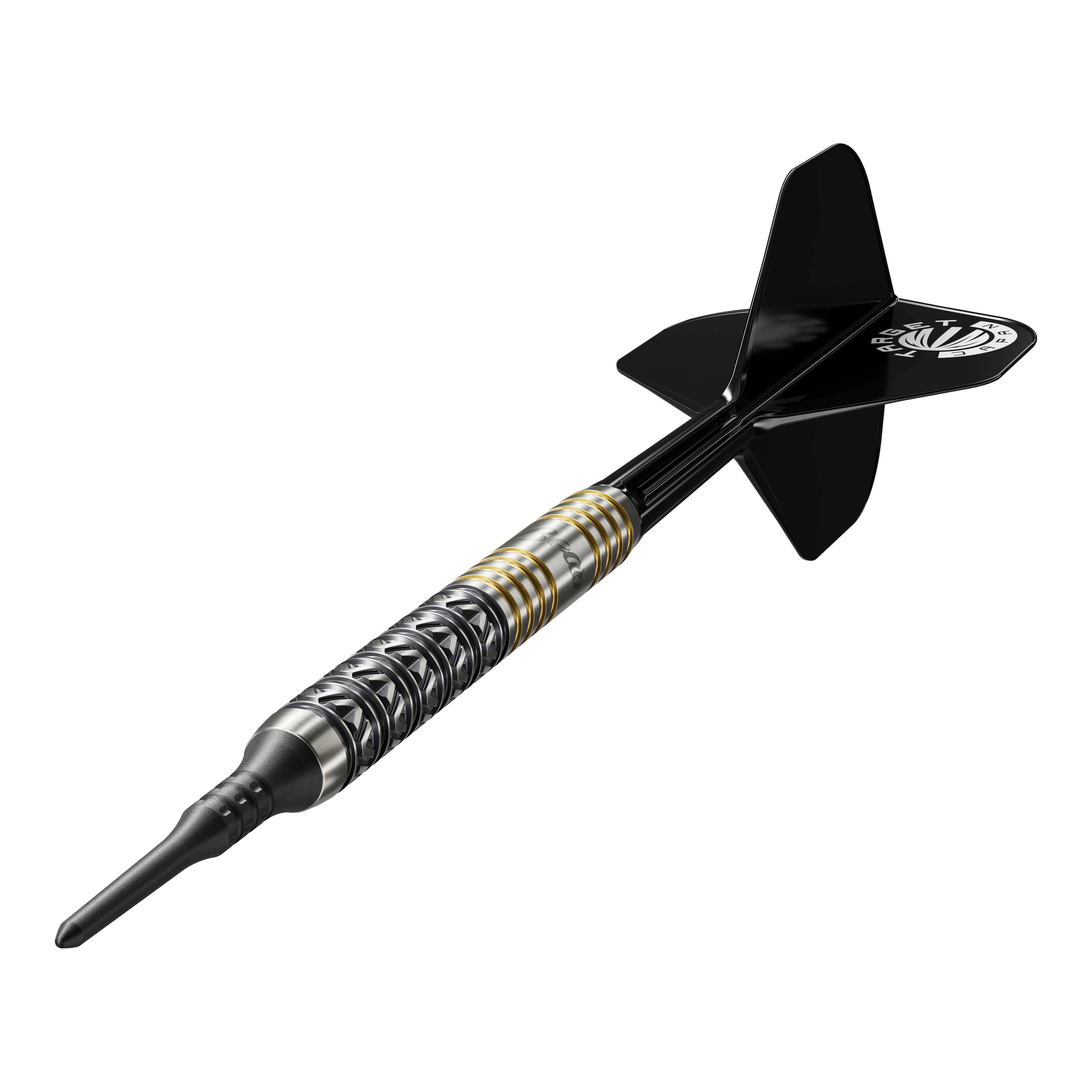 Zu sehen sind die Target Japan Beau Greaves Japan Edition Swiss Point Softdarts - 21g. Sie bieten Qualität und Design für professionelle Dartspieler.