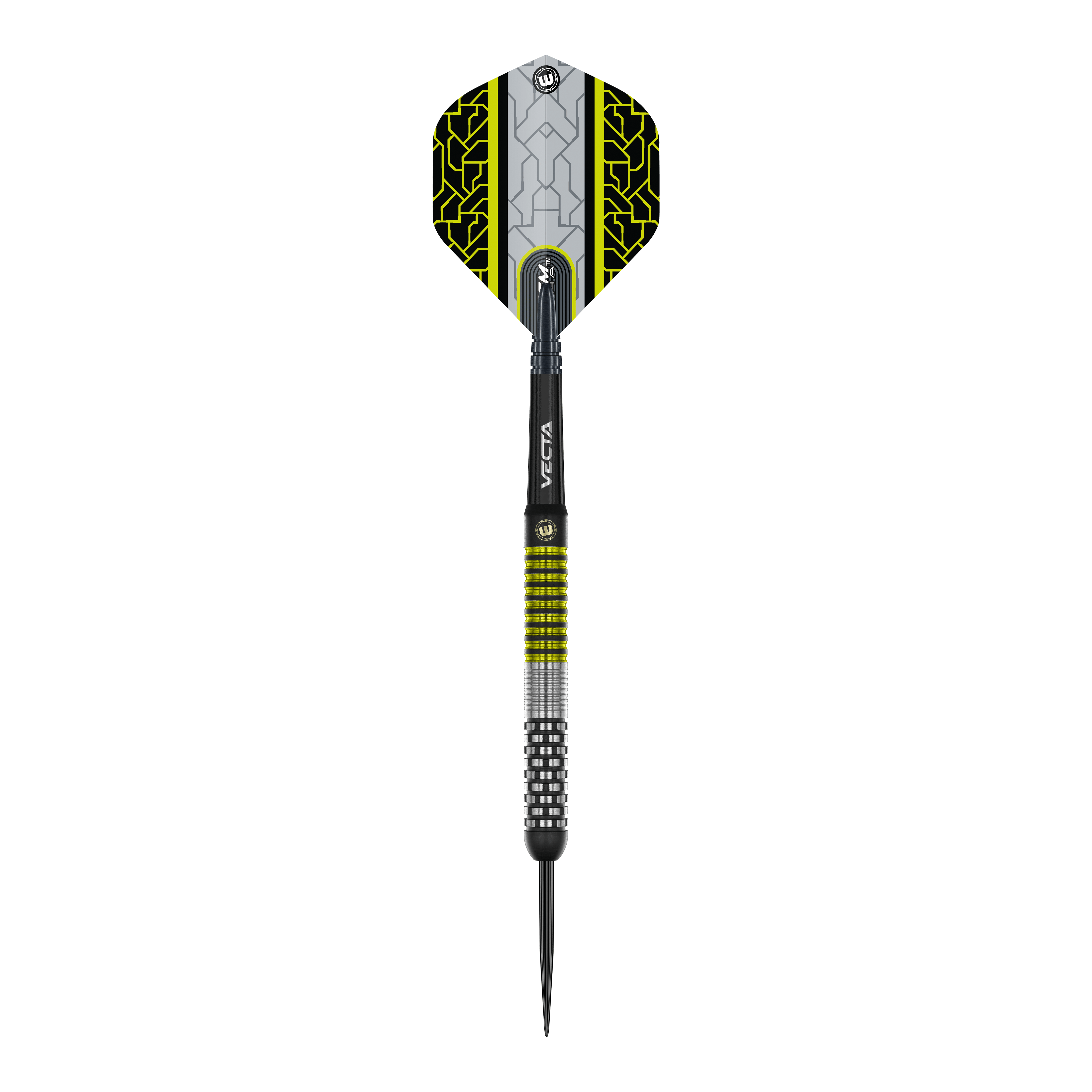 Lotki Winmau Team 360 Cori Wiltshire Steel Darts - 24g Das Produkt zeigt die Winmau Team 360 Cori Wiltshire Steeldarts mit 24 Gramm Gewicht. Diese Darts sind robust und für anspruchsvolle Spiele geeignet.