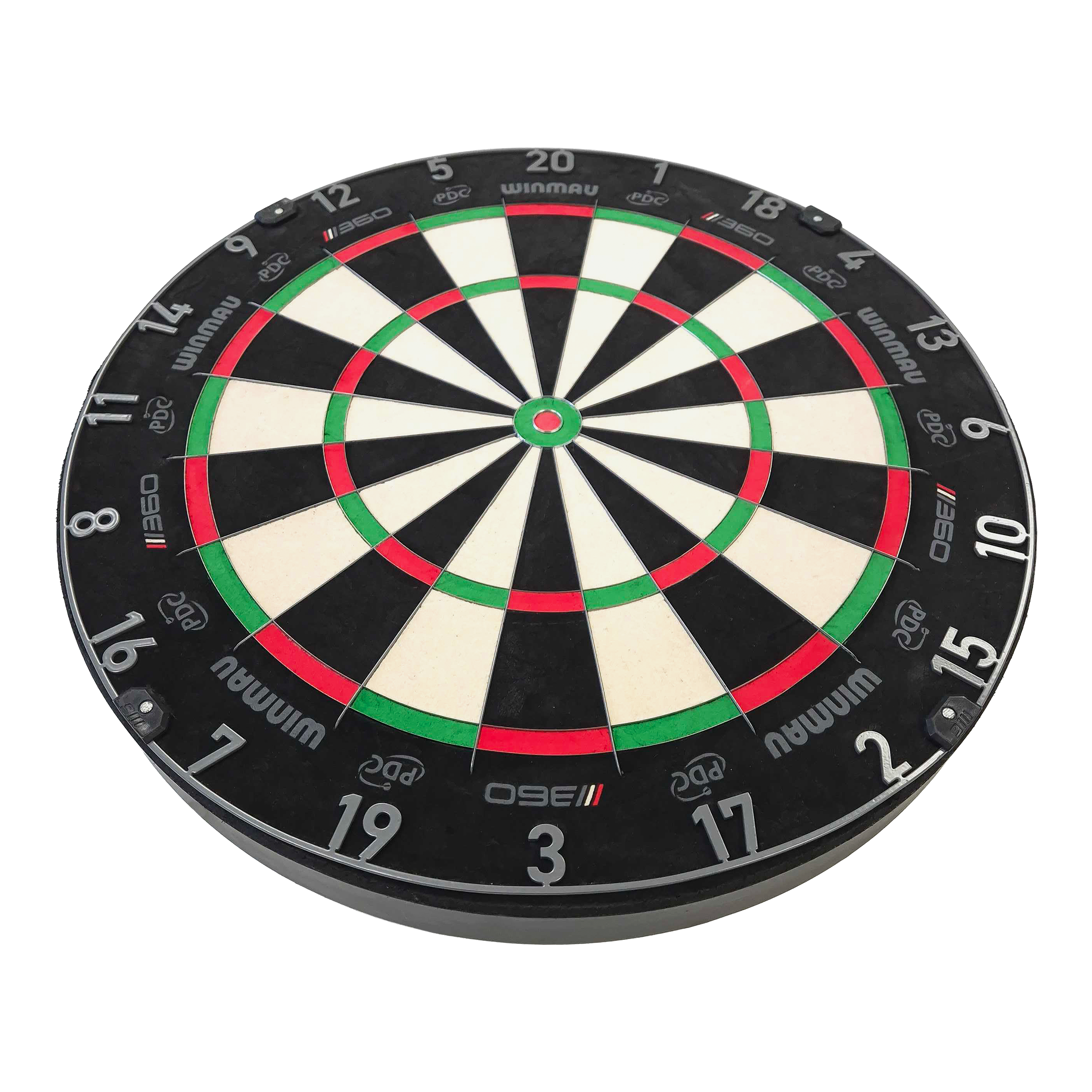 Tarcza do darta Winmau Blade 6 Triple Core 360 ze stali Abgebildet ist ein Dartboard. Das Bild zeigt das Modell '3060_Winmau_Blade_360_Steeldartboard_2_(1)'.