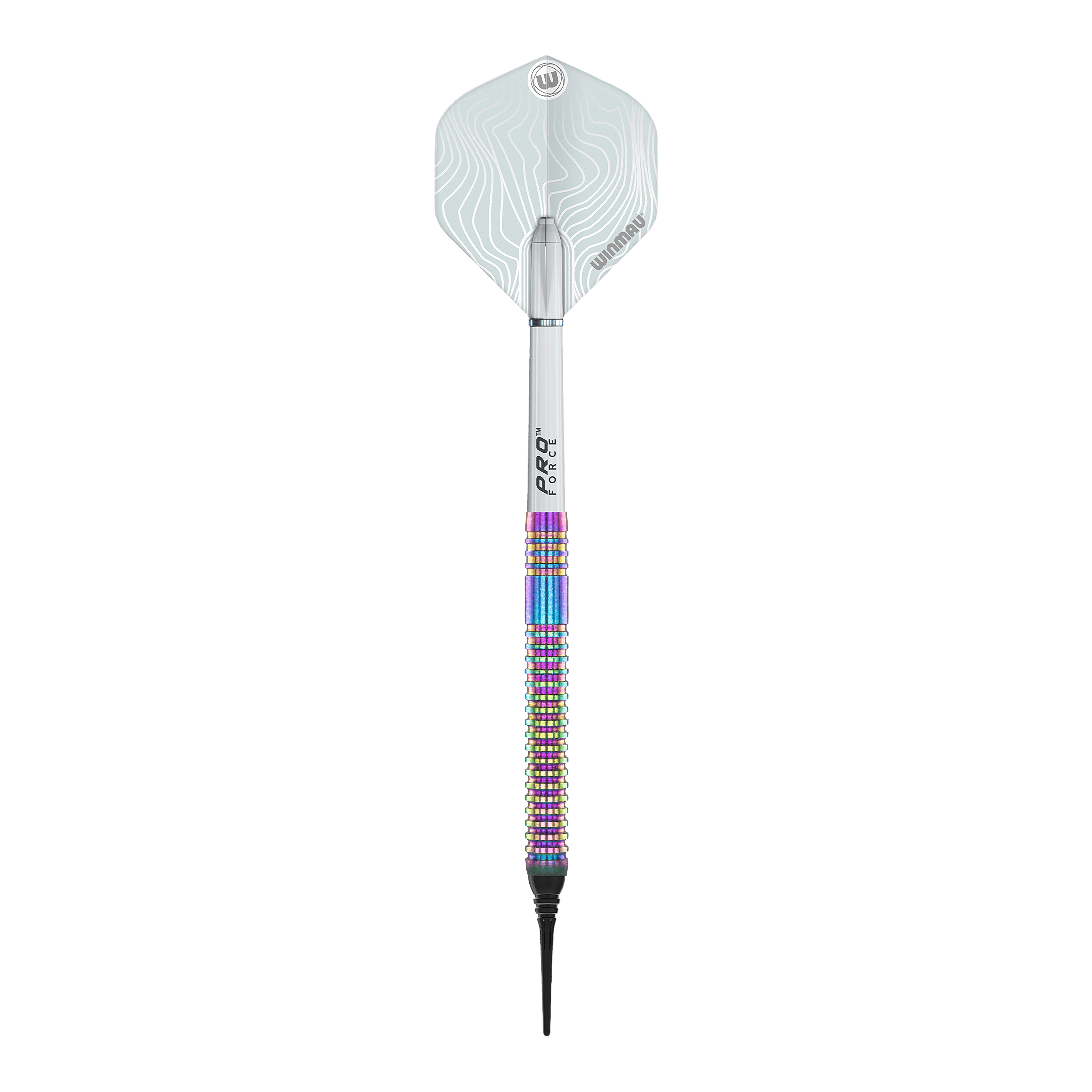 Abgebildet sind Winmau Solaris Urban Softdarts mit 21g. Die Darts sind speziell für das Softdart-Spiel konzipiert.