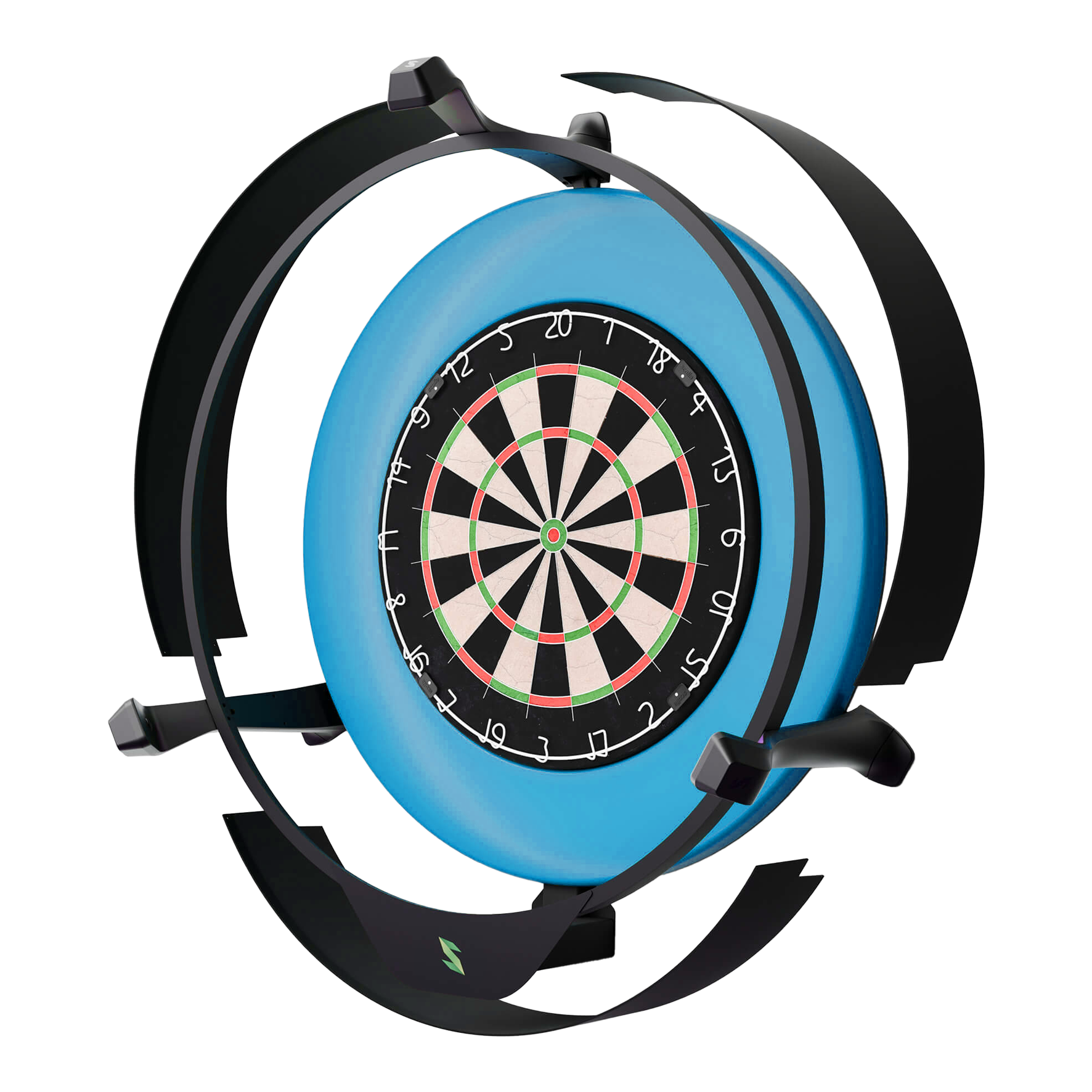 Scolia Home 2 FLEX – Elektroniczny system autopunktacji z pierścieniem świetlnym 2026 Das Bild zeigt das Produkt "Scolia Home 2 FLEX - Electronic Score System mit Beleuchtungsring". Es handelt sich um ein elektronisches Dart-Score-System mit einem runden Beleuchtungsring und moderner Halterung.