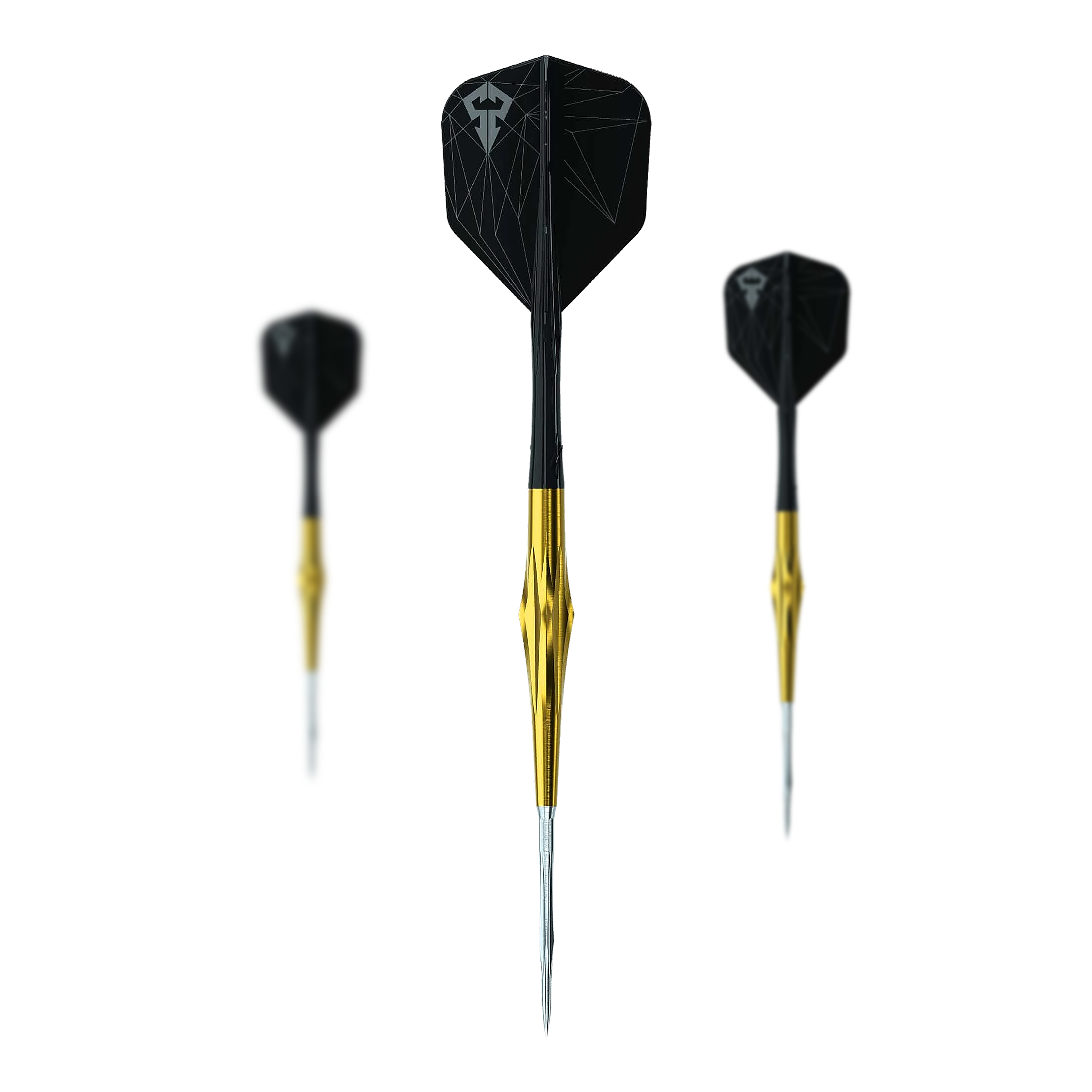 Stalowe lotki Caliburn Starships Series Sunspear - 19 g Das Bild zeigt ein Set der Caliburn Starships Series Sunspear Steeldarts mit 19 Gramm. Das Set richtet sich an Dartspieler aller Erfahrungsstufen.