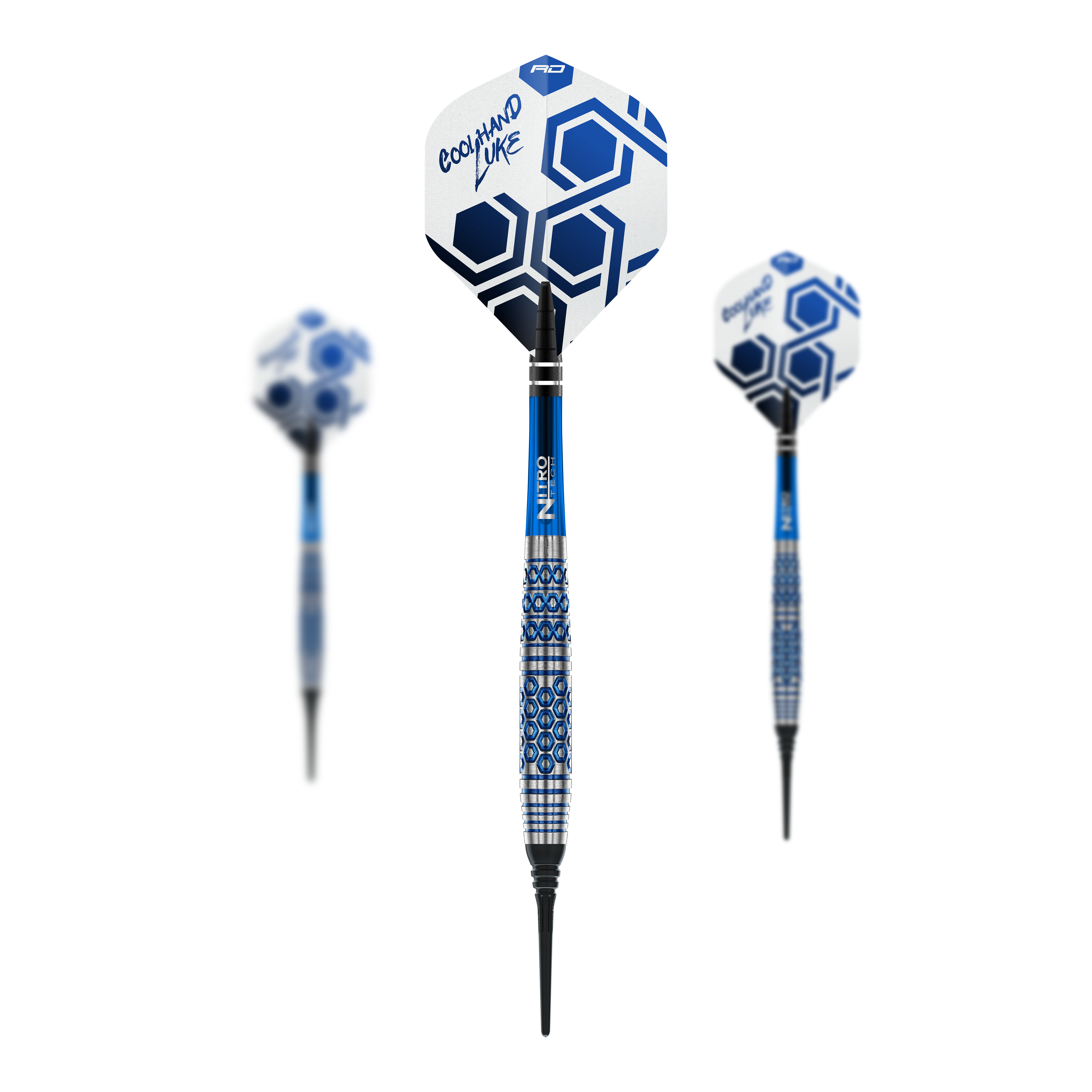 Red Dragon Luke Humphries TX5 Miękkie lotki - 20g Red Dragon Luke Humphries TX5 Softdarts - 20g, abgebildet als Set. Die Darts sind ideal für Softdart-Spieler.