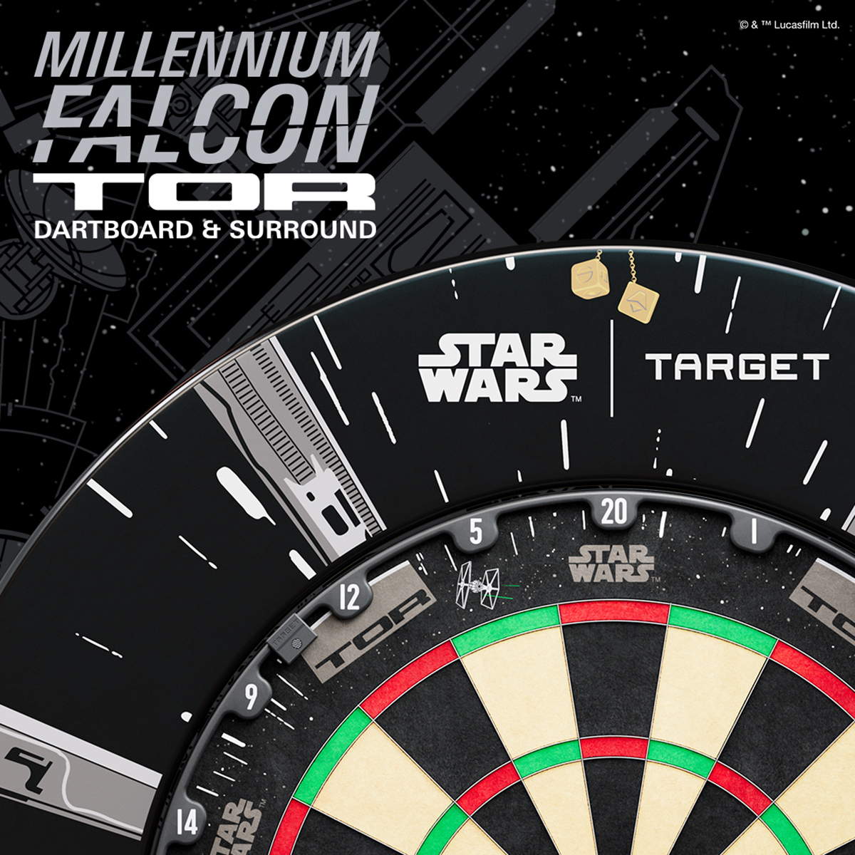 Das Bild trägt den Namen '2025-10_Target_StarWars_MillenniumFalcon_Hero'. Es könnte ein Star Wars Motiv oder Produkt mit dem Millennium Falken darstellen.
