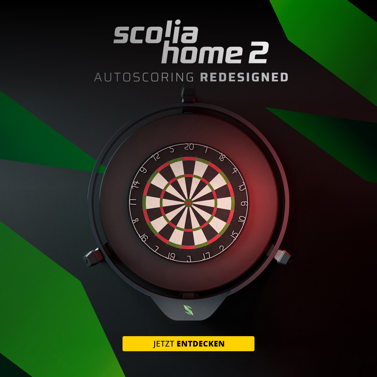 Das Bild präsentiert das Scolia Home2 System. Es handelt sich um eine Banner-Grafik.