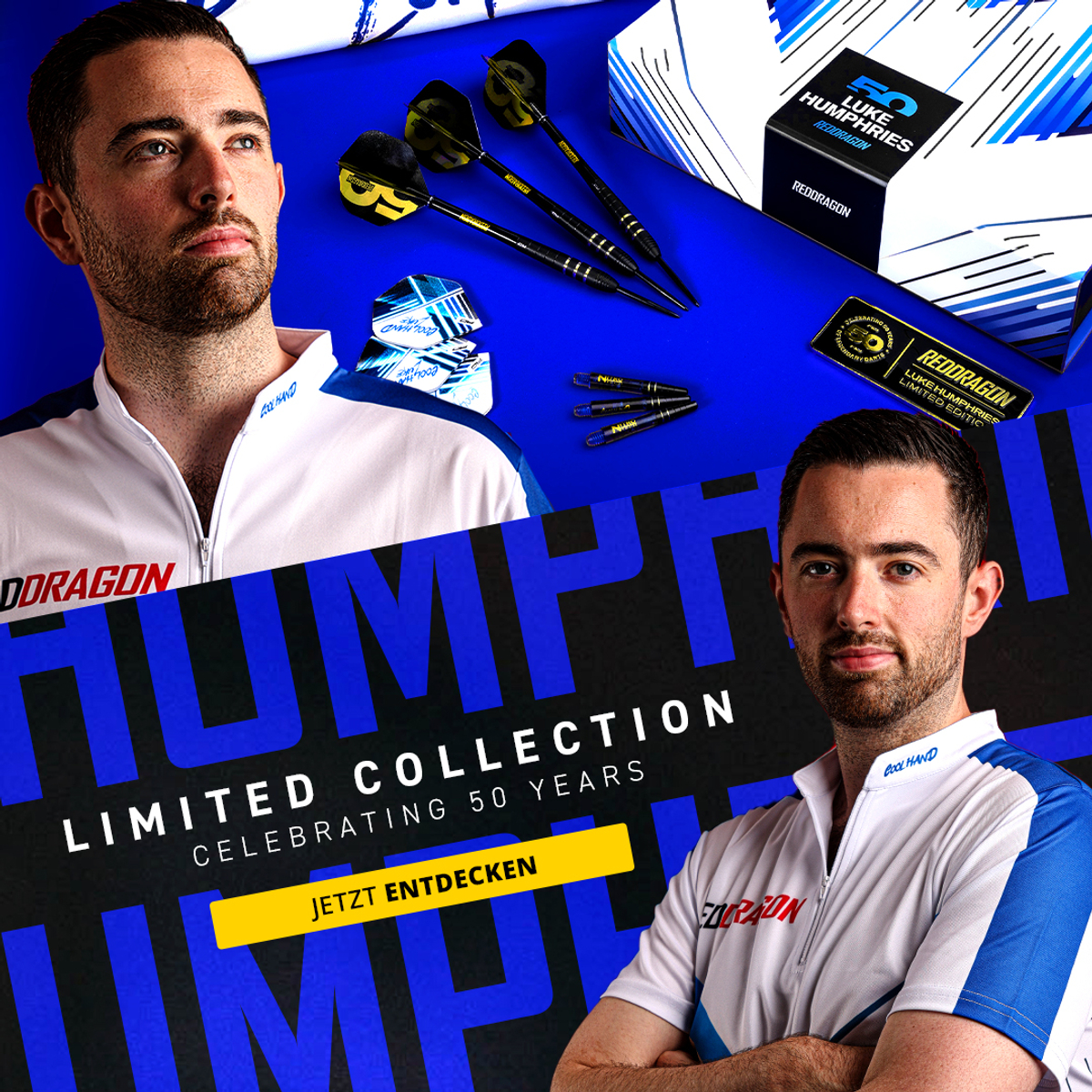 Das Produktbild zeigt eine limitierte Edition von Humphries. Der Dateiname lautet '2025-09_HumphriesLimited_Hero_V2'.