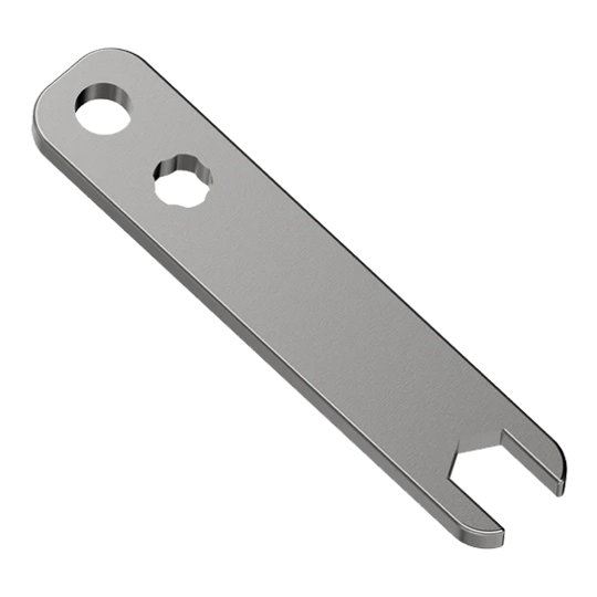 Narzędzie do wkrętarek punktowych Caliburn EVO Auf dem Bild ist ein weiteres Ansicht des Point Driver Tool Lite zu sehen. Es handelt sich um ein Hilfswerkzeug für Dartspieler.