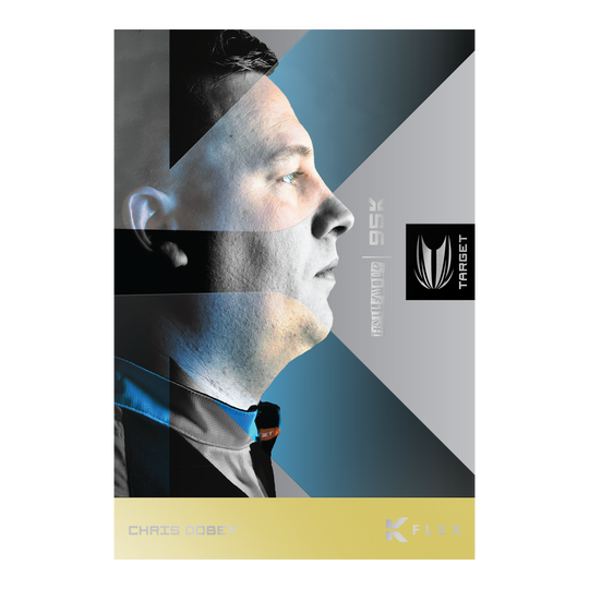 Zu sehen ist der Target Chris Dobey 95K Softdarts - 18g. Der Dartpfeil ist speziell für Softdart konzipiert.