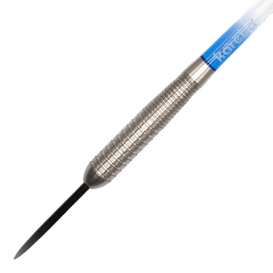 Karella Comic Line CL-4 stalowe lotki - 23g Das Bild zeigt die Karella Comic Line CL-4 Steeldarts - 23g. Diese Darts sind für präzises Werfen entwickelt.