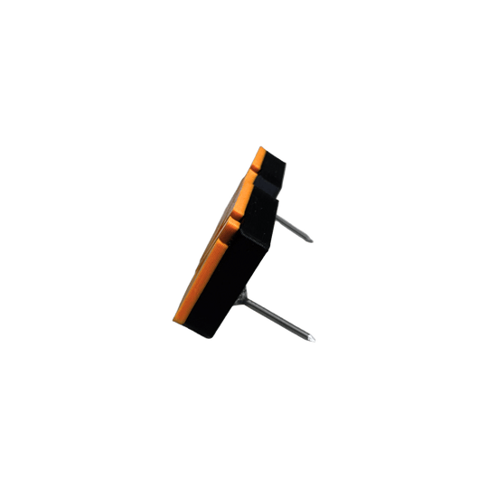 Pierścienie z numerami do tarczy do darta McDart / Pierścienie z numerami Cyber Das Bild trägt den Dateinamen 'McDart Dartboard Steckzahlen Zahlenring Cyber orange 3'. Es handelt sich wahrscheinlich um eine Abbildung von Steckzahlen oder einem Zahlenring in der Farbe Orange für ein Dartboard.