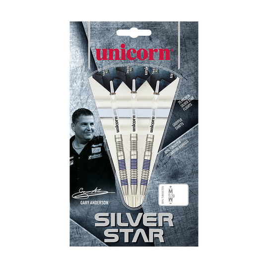 Stalowe rzutki Unicorn Silver Star Var.2 Gary Anderson