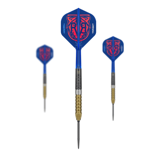 Targetuj w stalowe rzutki Raymond Van Barneveld GEN6 Swiss Point Zu sehen sind die Target Raymond Van Barneveld GEN6 Swiss Point Steeldarts. Diese Darts sind speziell für professionelle Ansprüche gefertigt.