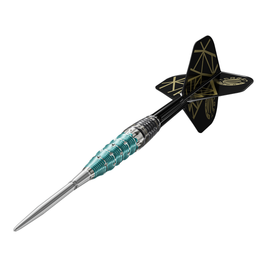 Target Japan The Rising Miracle Combination Limited Edition Swiss Point Steeldarts Target Japan The Rising Miracle Combination Limited Edition Swiss Point Steeldarts im Set. Mehrere Darts sind parallel angeordnet.